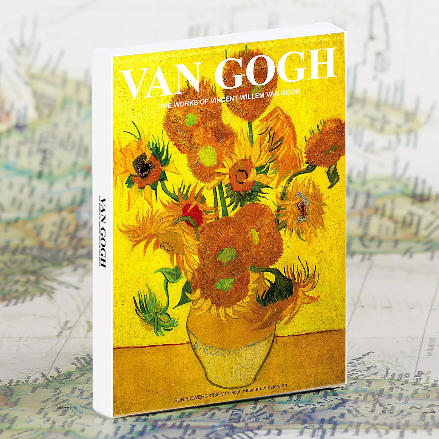 Cartoline artistiche VAN-GOGH con stampe classiche europee retrò vintage, biglietti d'auguri creativi in scatola