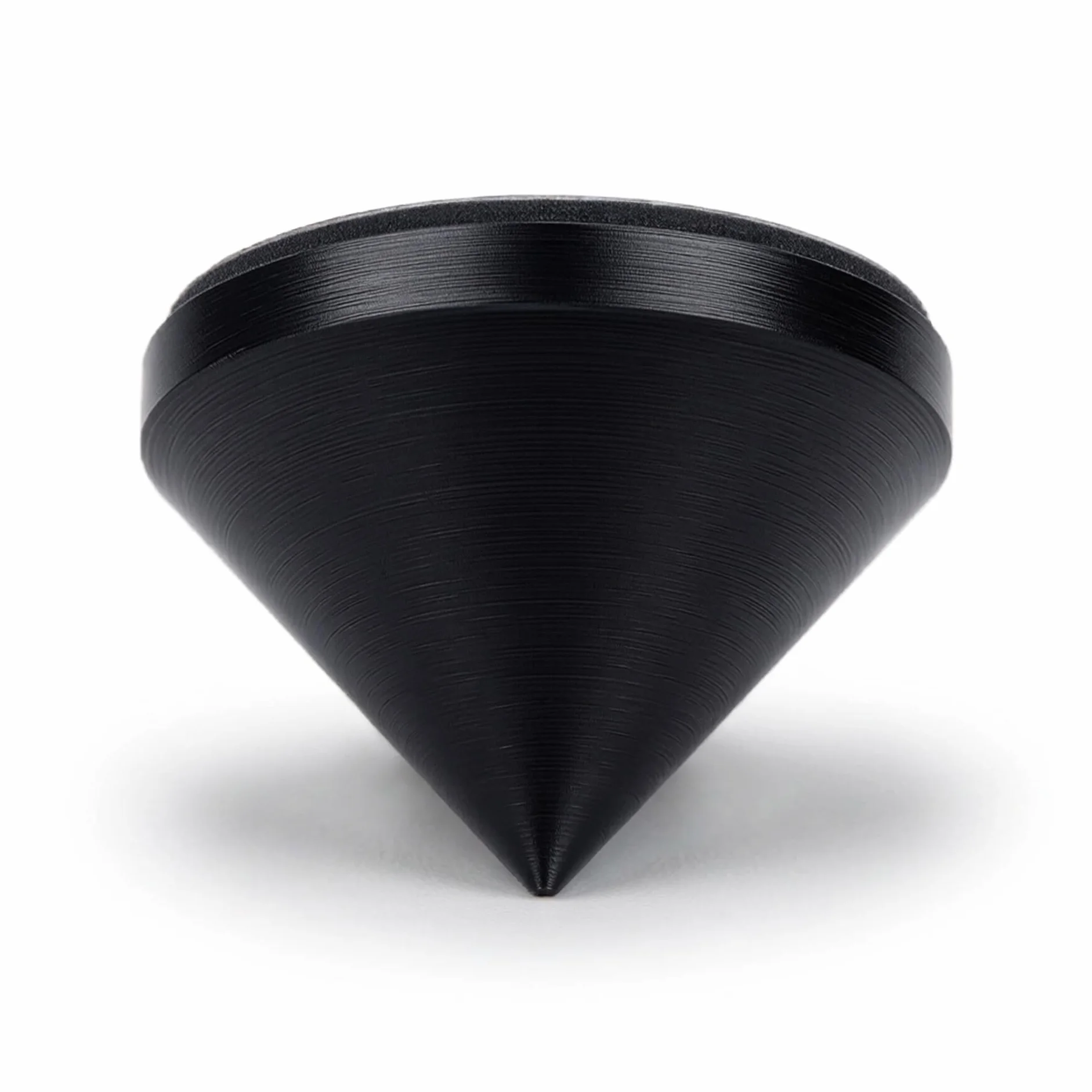 Punte per altoparlanti forma conica 20 mm acciaio nero ossidato 4 pezzi