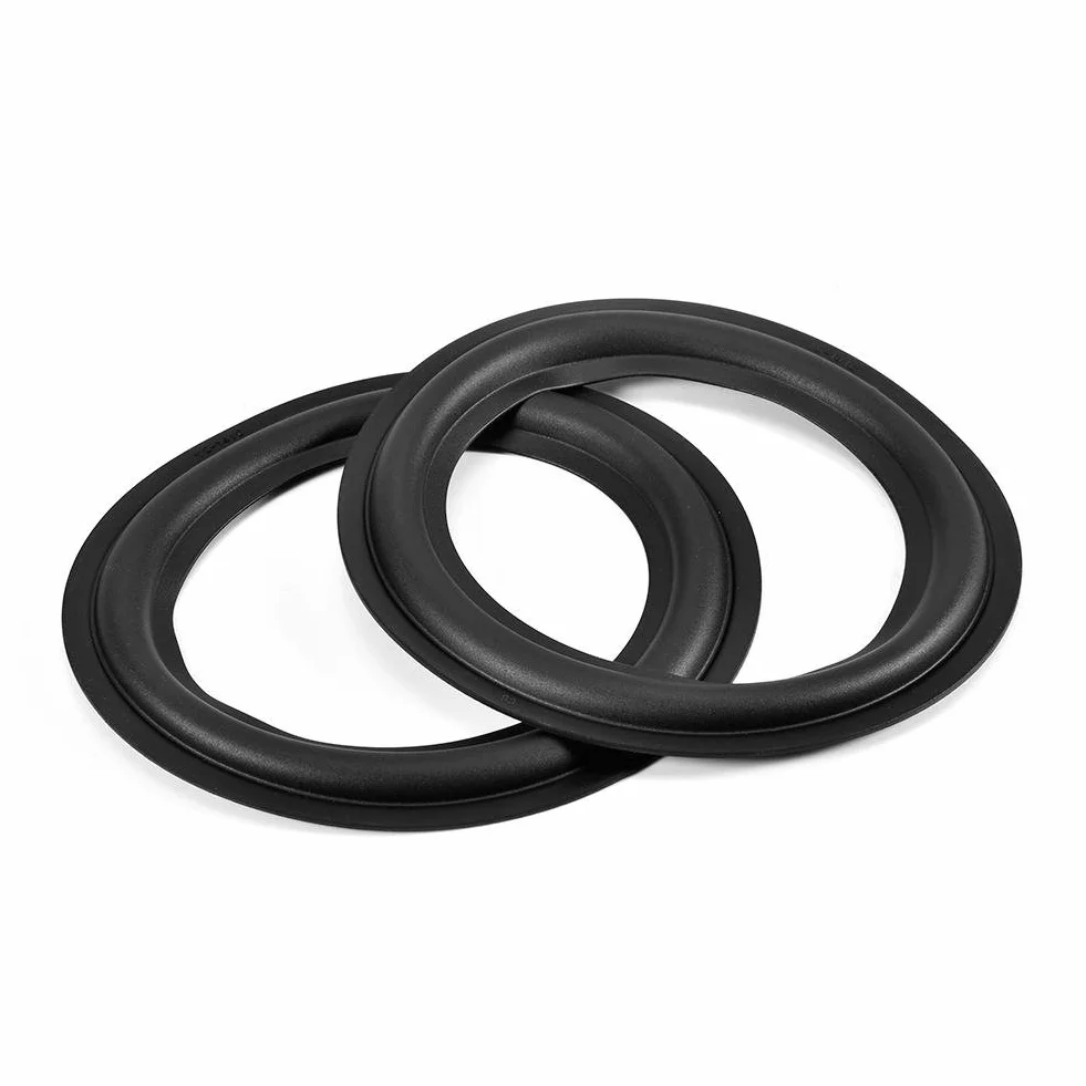 Kit riparazione surround altoparlante 156mm anelli bordo gomma perforata 2 pezzi