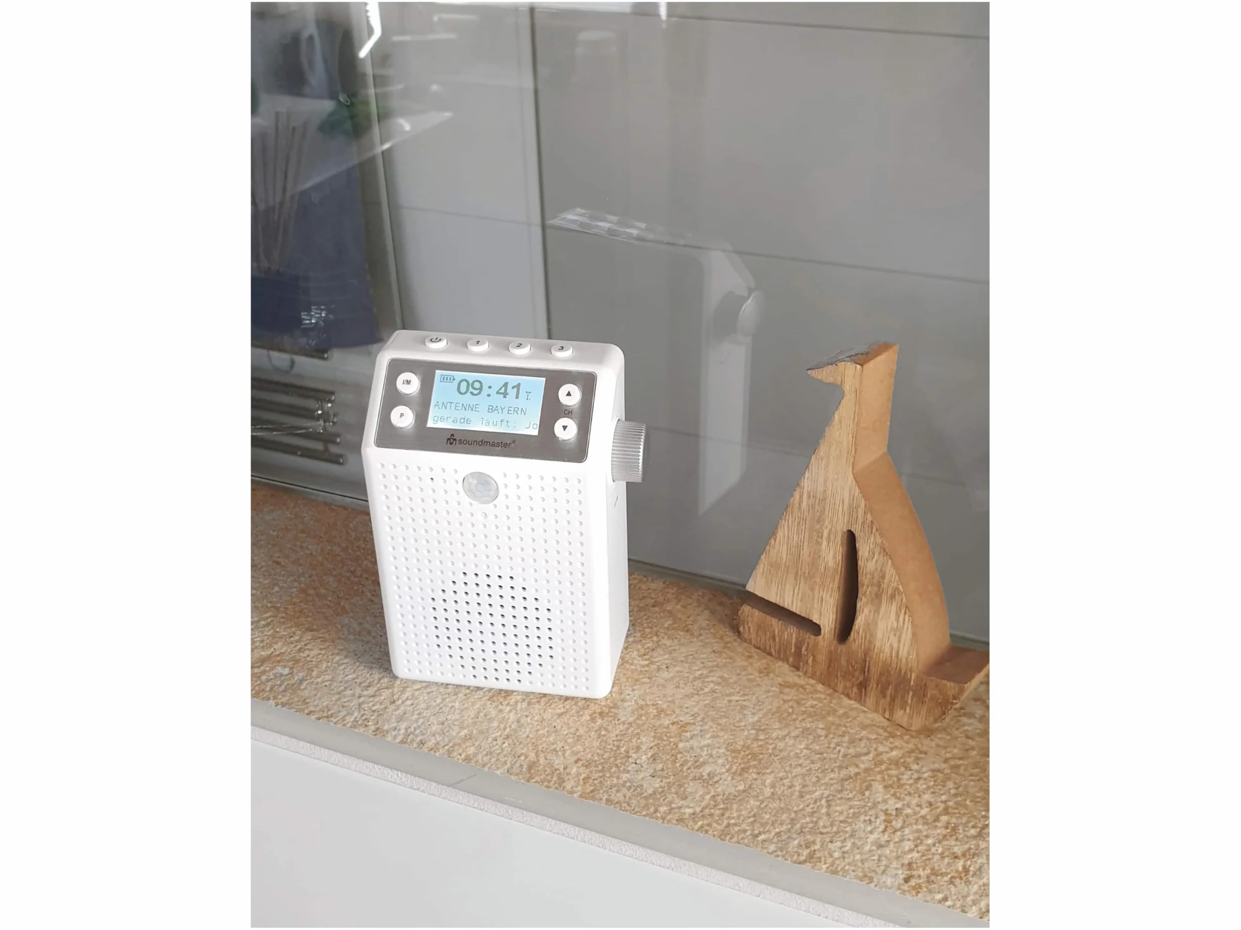Soundmaster DAB60WE Radio Da Doccia Portatile con DAB+ FM-RDS Bluetooth