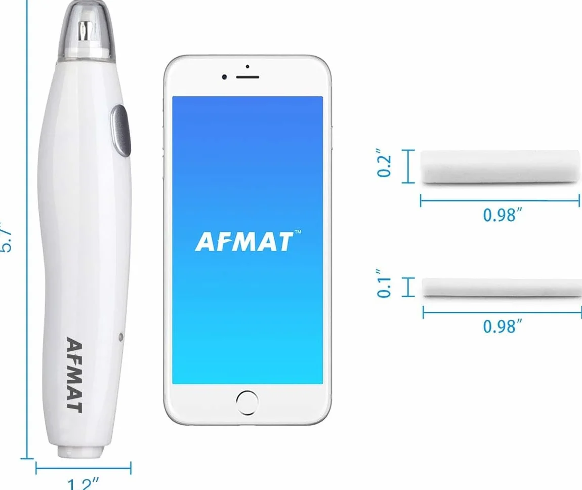AFMAT Gomma Elettrica Automatica USB Ricaricabile 140 Ricambi Bianco