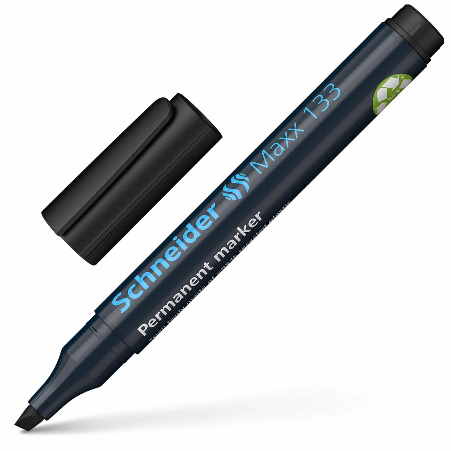 Schneider Pennarello Indelebile Maxx 133 Ricaricabile 1+4 mm Nero