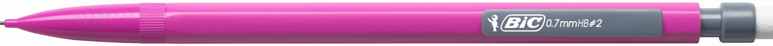 Bic My Summer Collection Pink Box, Penna Gel Quick Dry A Sfera A Scatto 4 Colori, Matita Con Gomma Matic Fun (0.7Mm), Evidenziatore Pastello Rosa Grip Pastel, 4 Unità