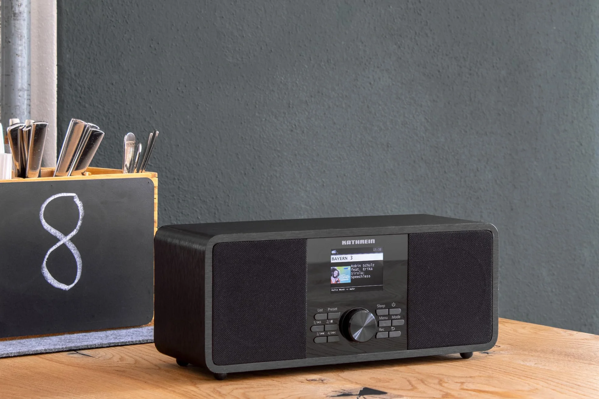 KATHREIN DAB+ link S12 Radio DAB+ Internet Stereo 2×15 W Bluetooth Nero