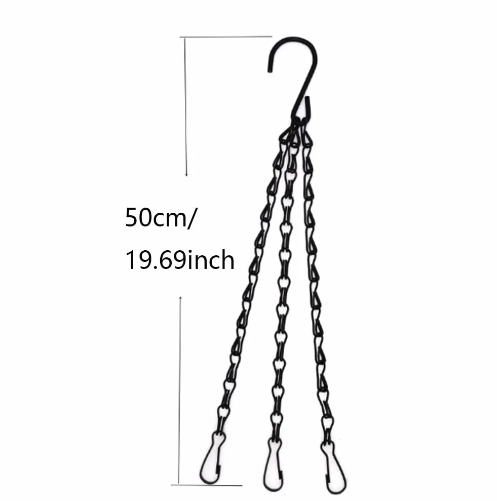 Catene metalliche per appendere 50 cm per vasi fiori cesti gabbie uccelli