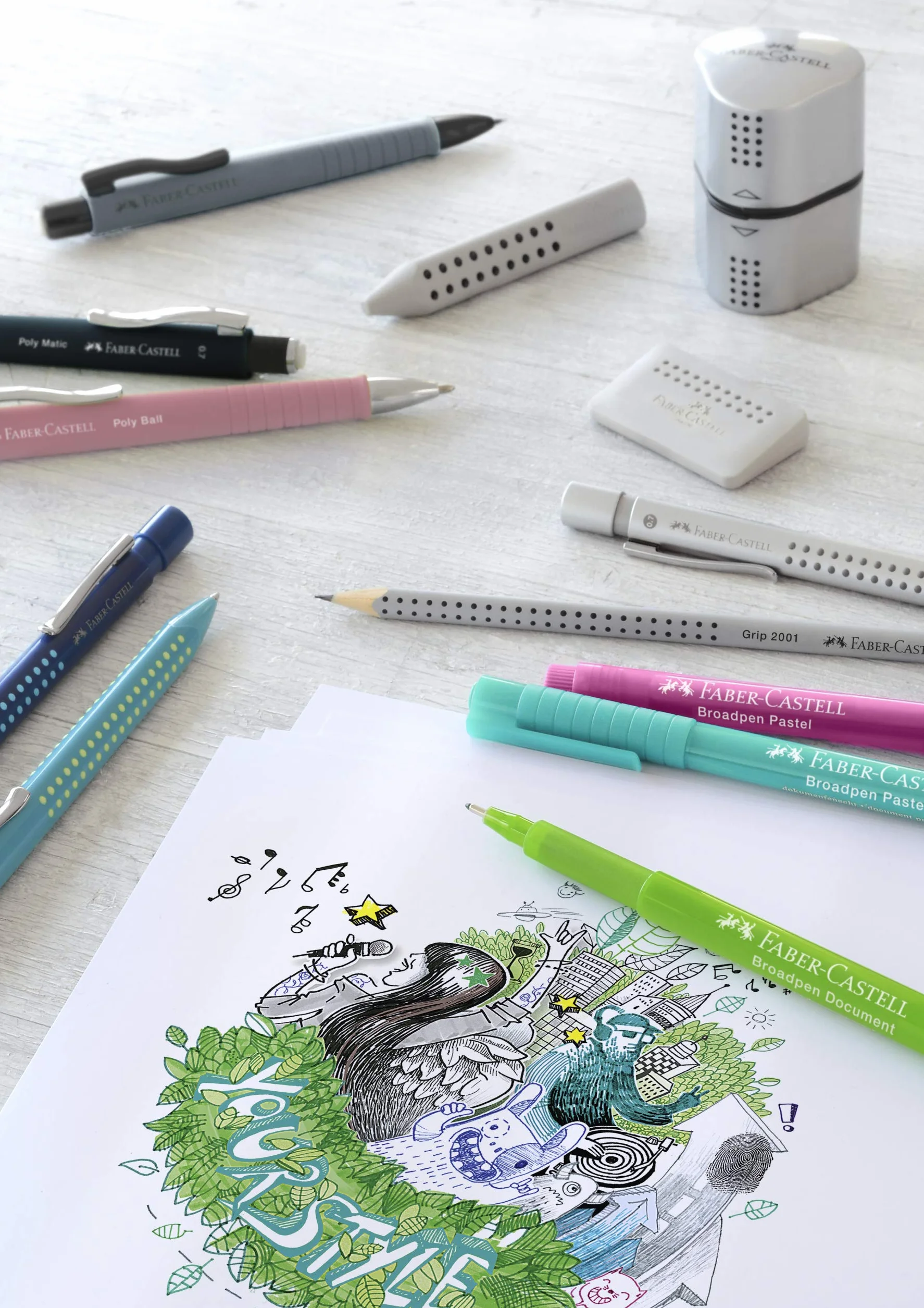 FABER-CASTELL Portamine Poly Matic 0,7 mm nero 1 pezzo