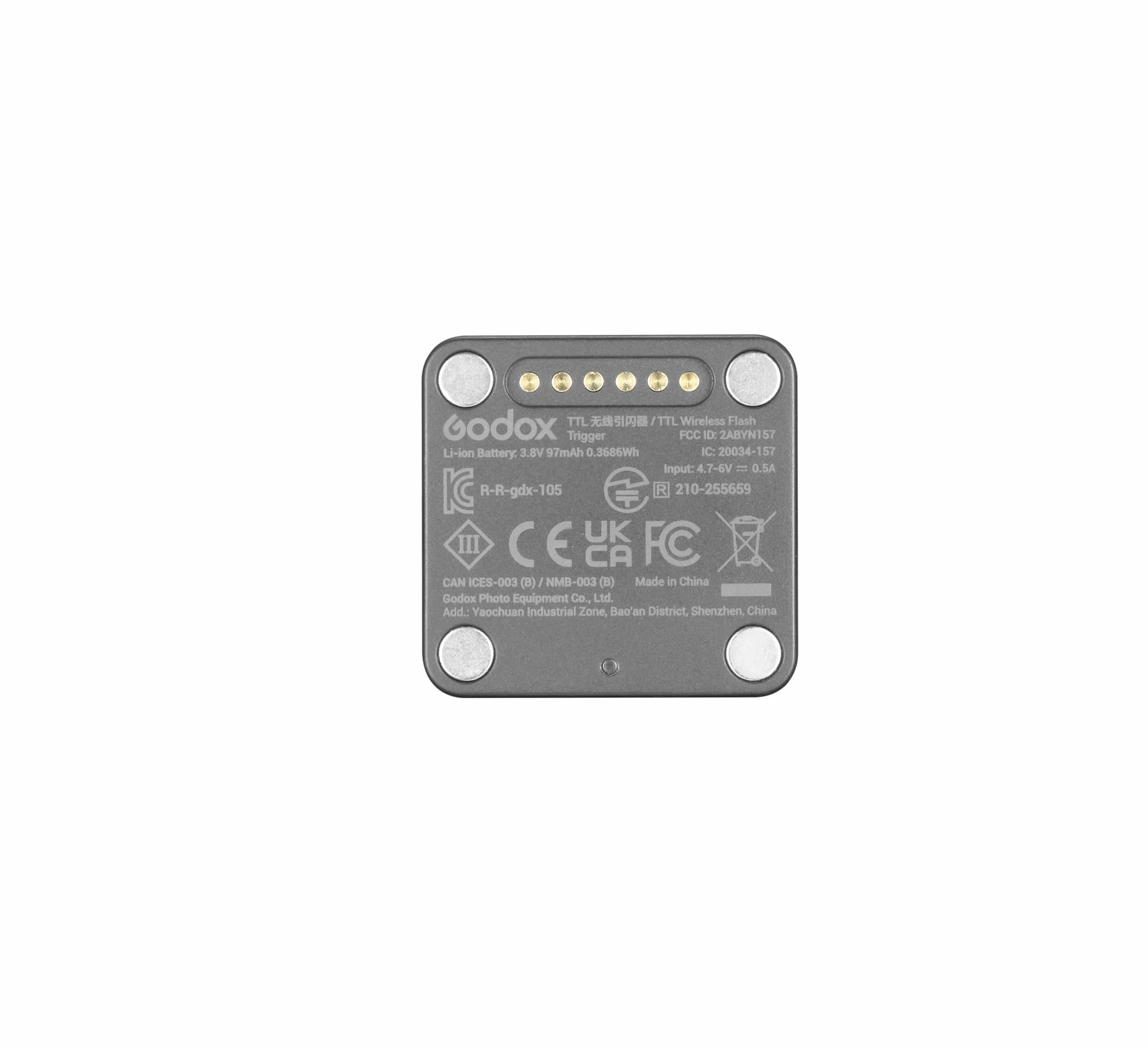 Godox X5S TTL Wireless Hot Shoe Trigger for Sony Cameras 2.4G Flash Trigger iT32 Magnetic Connection