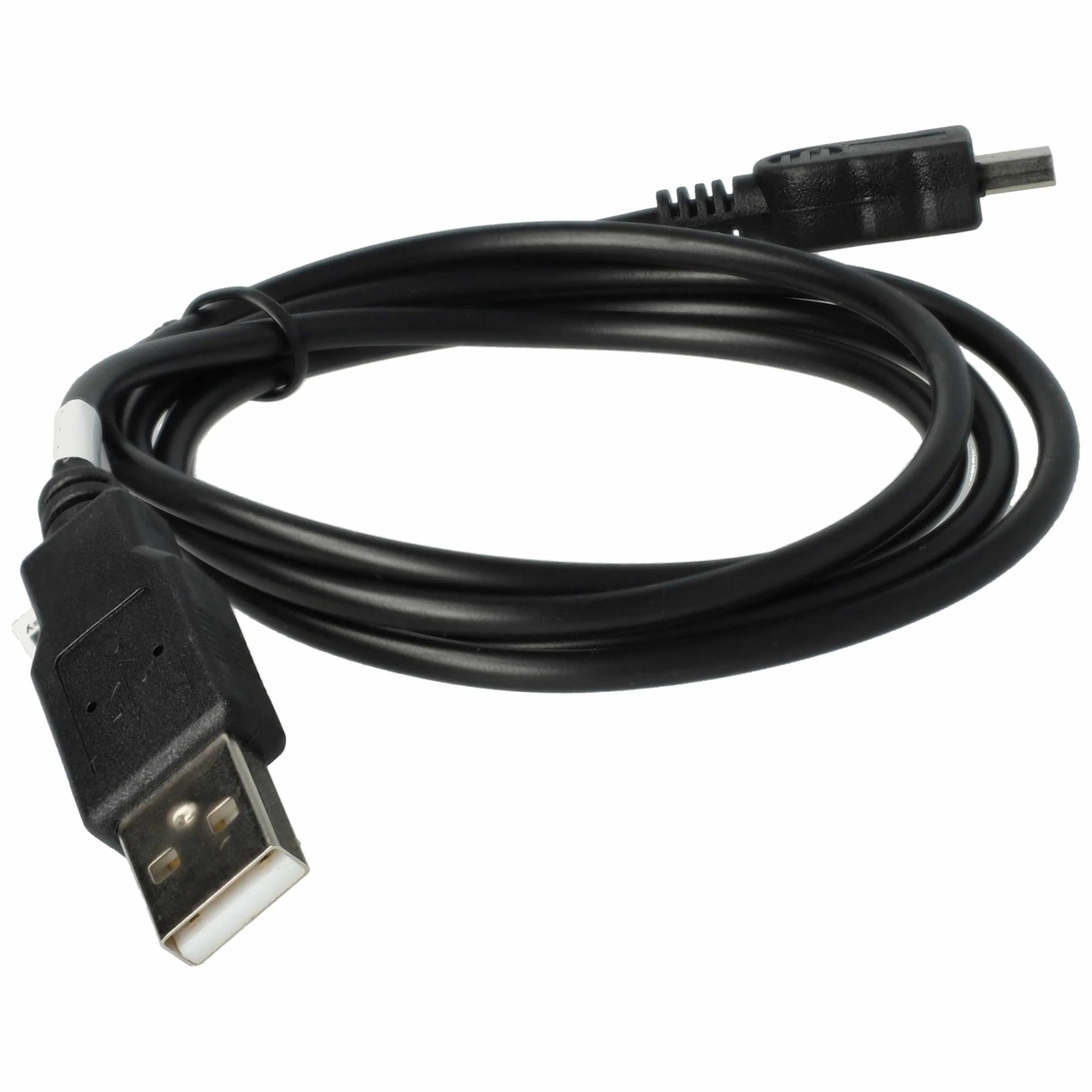 Cavo di Ricarica USB vhbw compatibile con Garmin Zumo 340, 340LM, 390, 390LM, 660, 660LM, Forerunner 205, 100 cm Nero