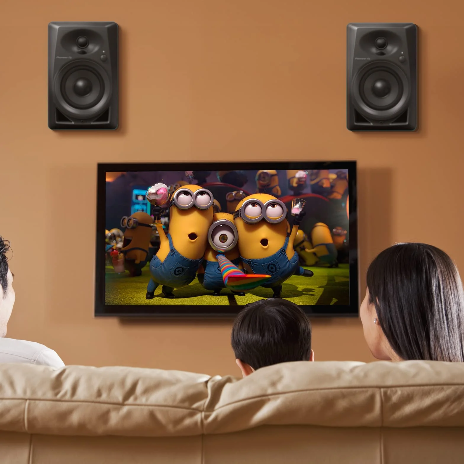 Uniwersalny Regulowany Uchwyt Ścienny do Głośników, Max 20 kg, 2 Sztuki