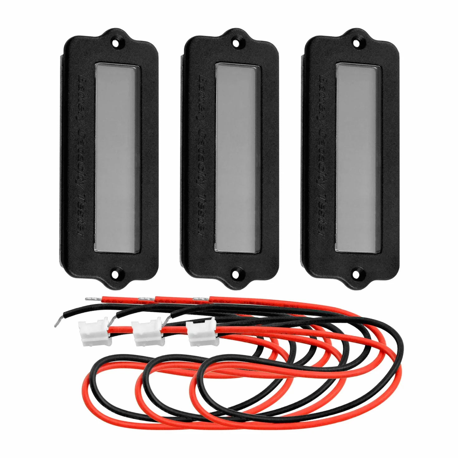 AZDelivery 3 x 12V LY6W indicatore capacità batteria con schermo LED verde retroilluminato
