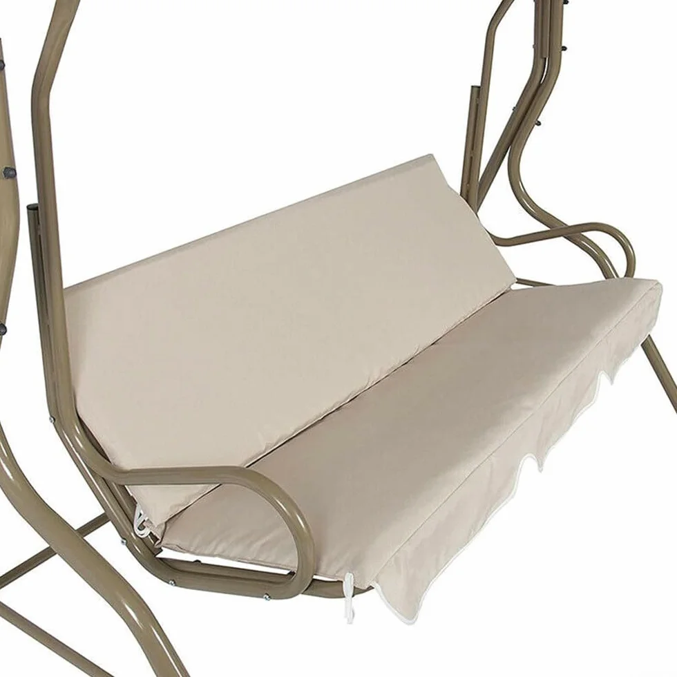 Cuscino per dondolo da giardino, 150 cm, in tessuto impermeabile, adatto per dondolo a 3 posti