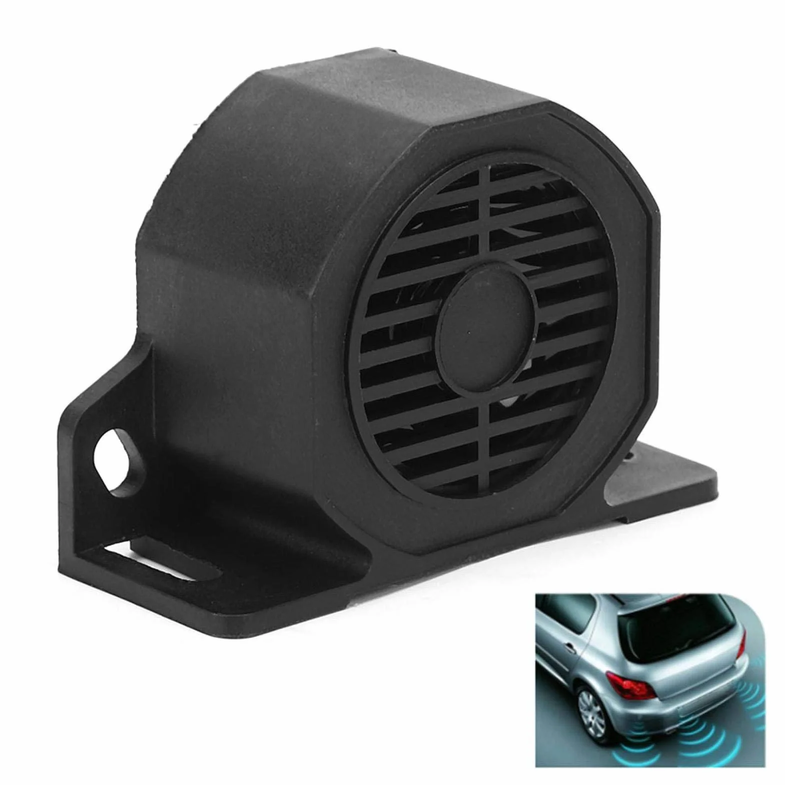 Cicalino di Retromarcia Universale 82-102db 12-24V Impermeabile Senza Magnete