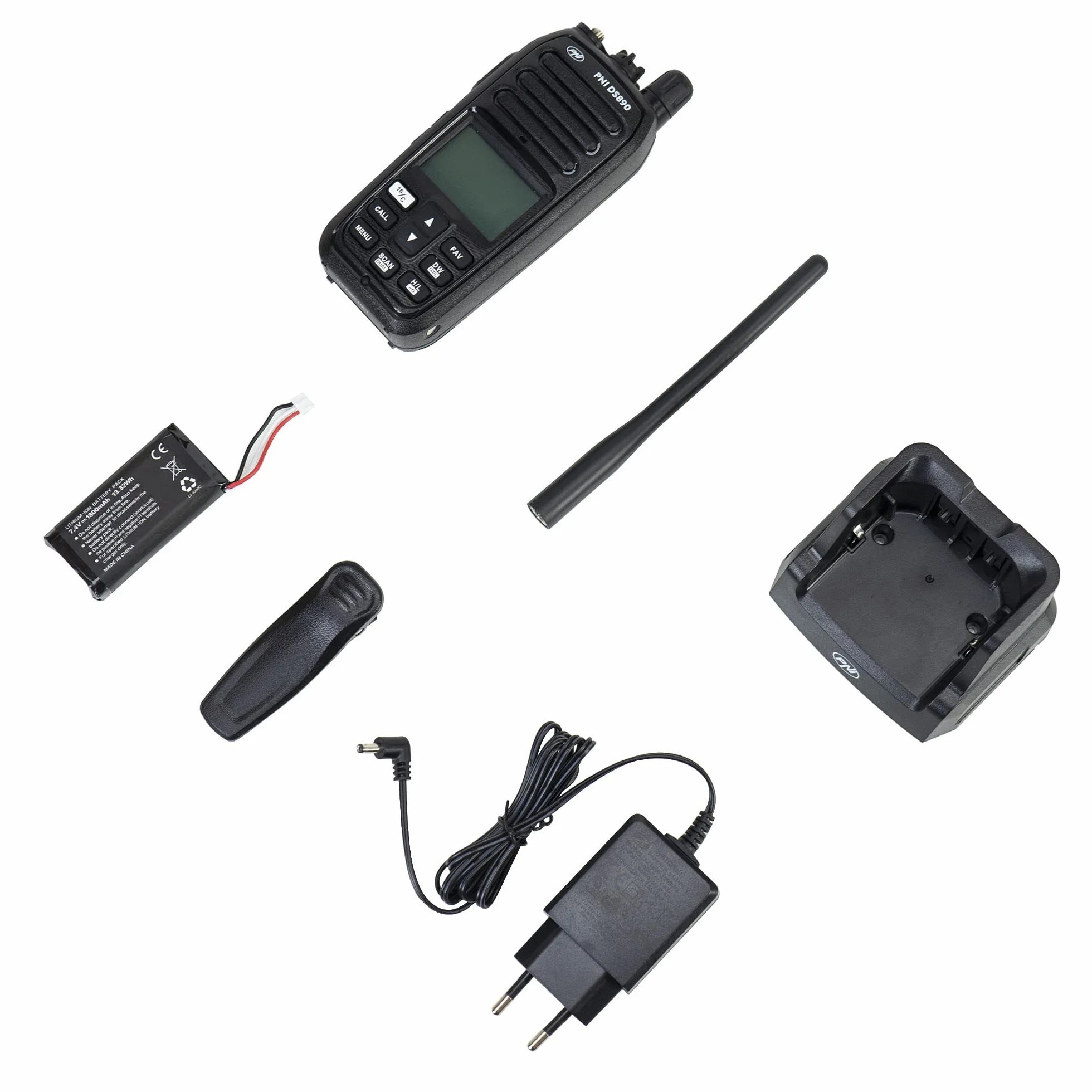 PNI DS890 Trasmettitore portatile 88 canali 10 canali meteorologici IP67 1800 mAh