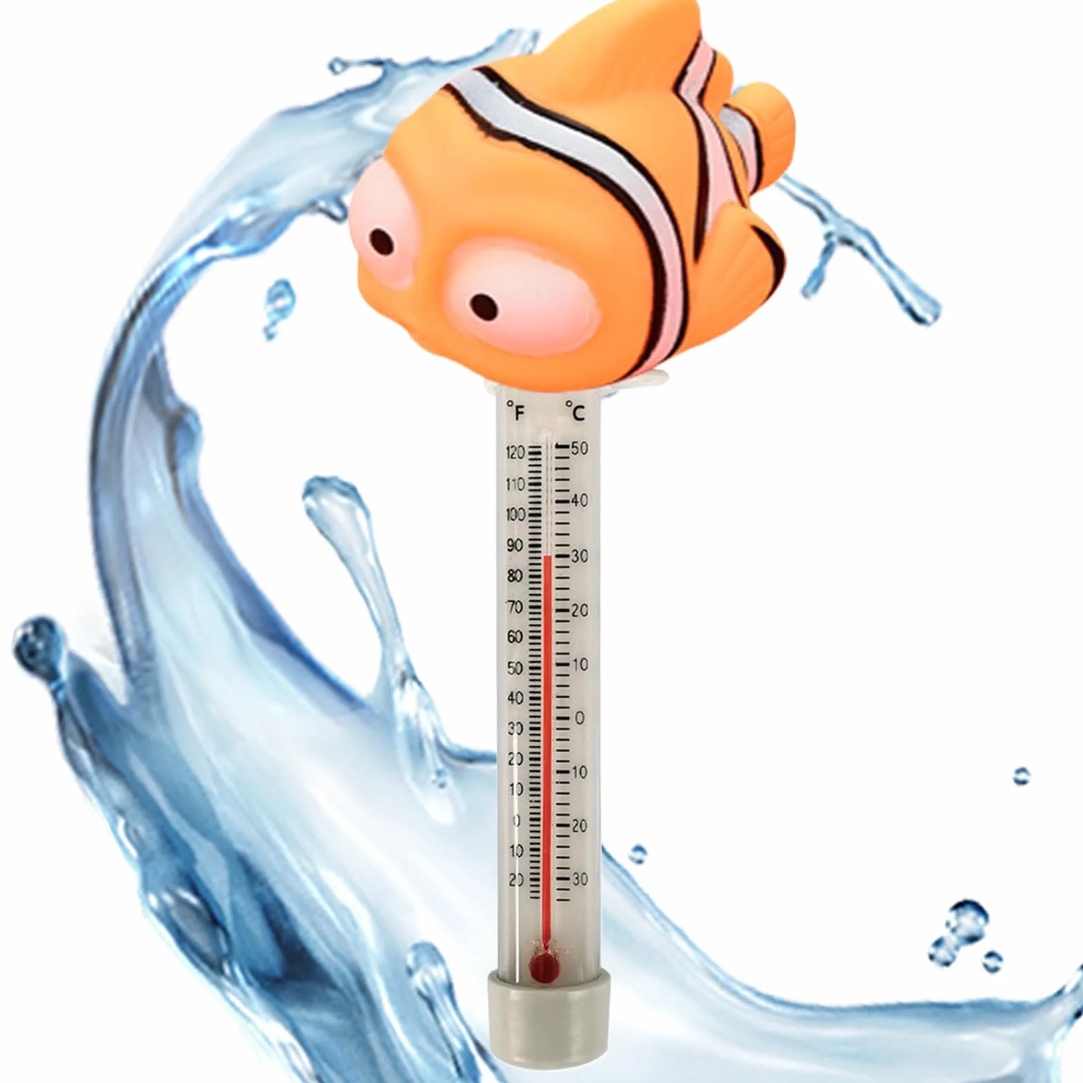 Termometro per Piscina,Sensore Temperatura Bagnetto | Accessori Precisi per Vasca Idromassaggio Spa Doccia Laghetto e Acquario