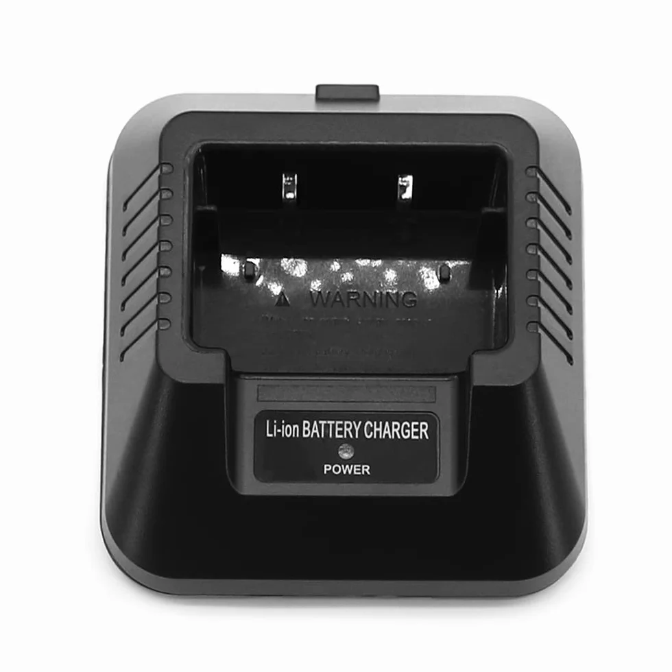 Base Caricabatterie da Scrivania per Baofeng Radio BF-F8HP UV-5R con Adattatore USB