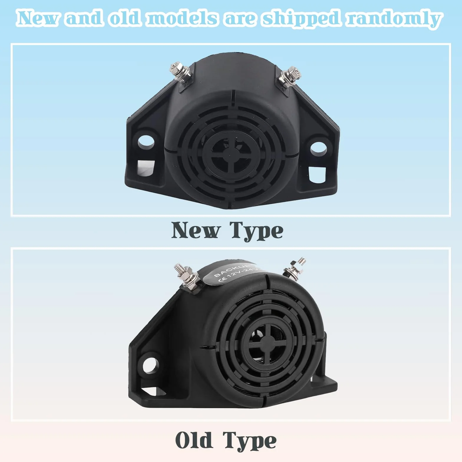Cicalino Retromarcia Universale 12V 24V Avvisatore Acustico Impermeabile ABS per Auto Camion