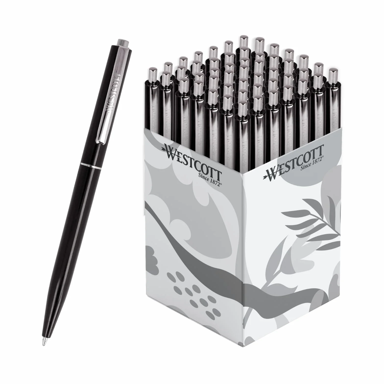 Westcott ALLTIME Penne a sfera nero 50 pezzi Spessore tratto M ISO 12757-2