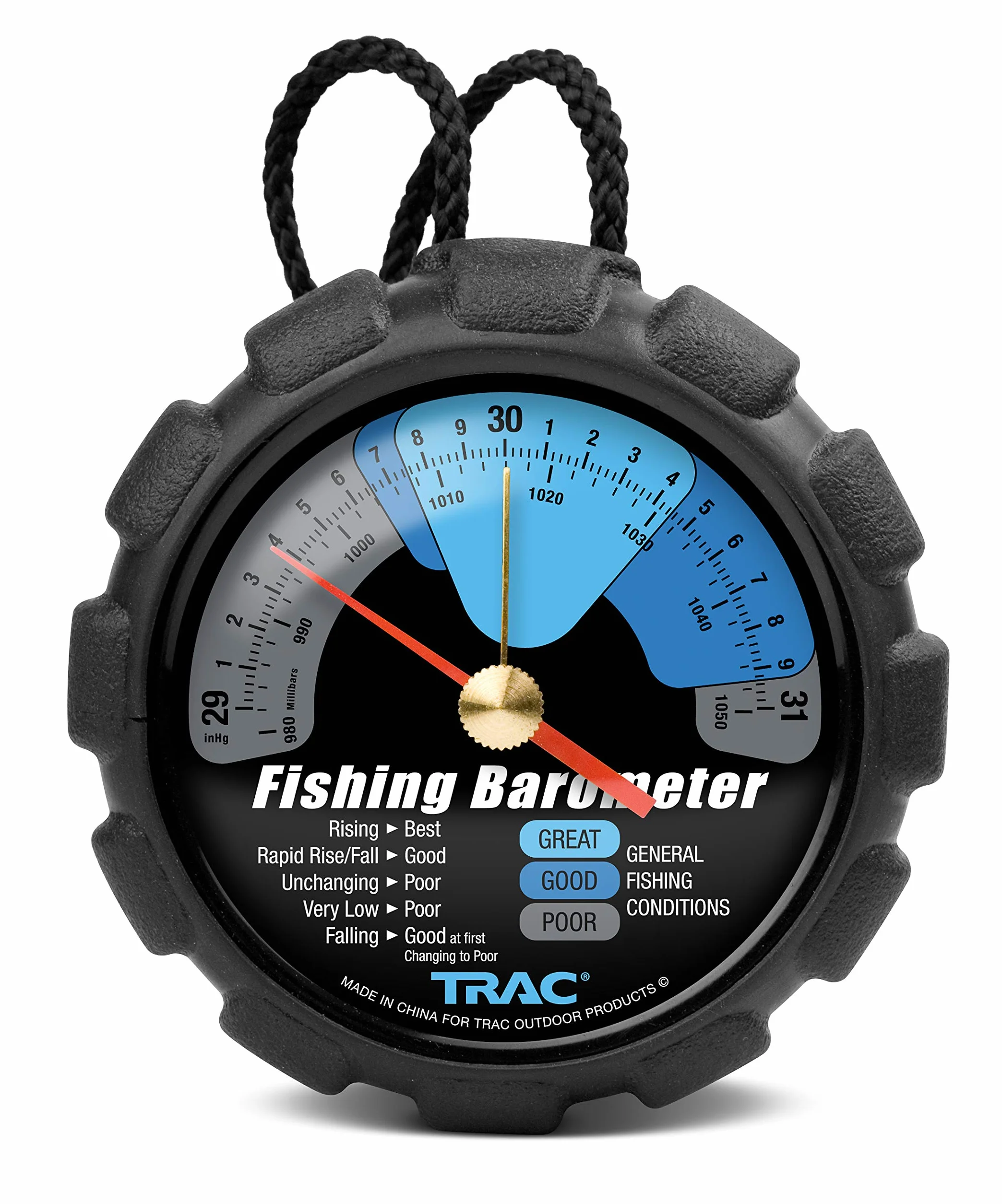 Camco Trac Outdoor T3002 Barometro per Pesca