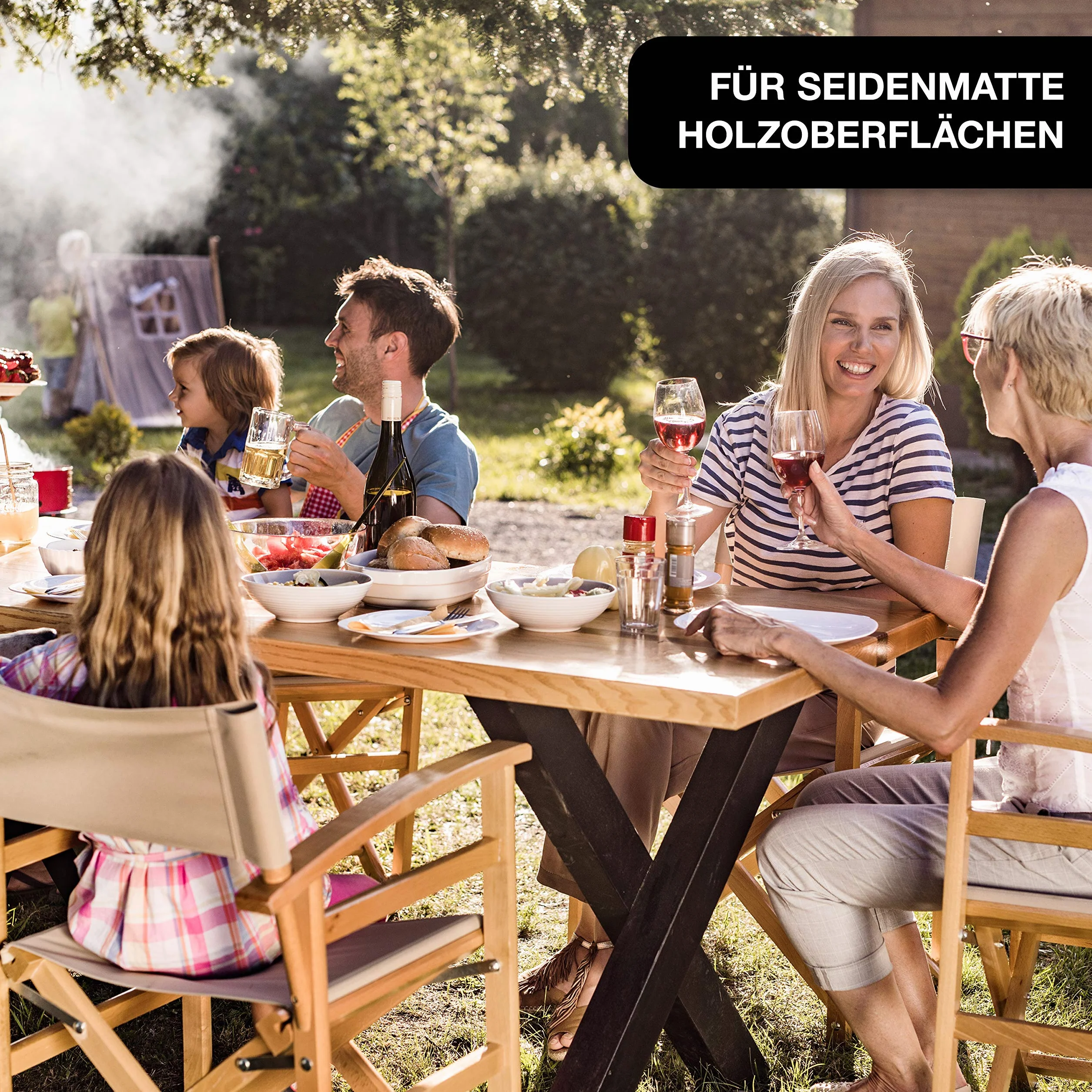Olio per legno di teak 0,5 l per esterni protezione legno mobili giardino