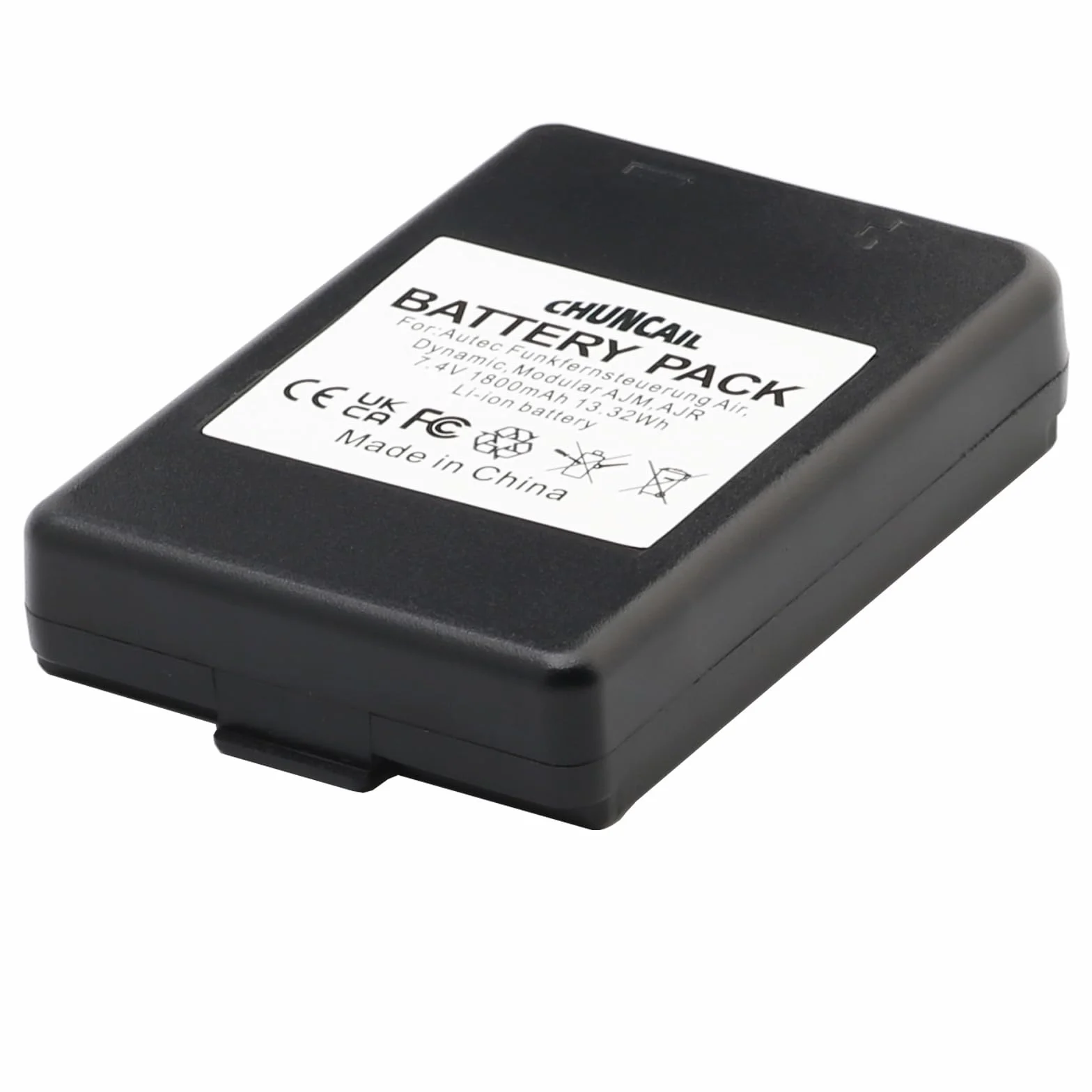 Batteria agli ioni di litio 7,4 V 1800 mAh LPM02 per Autec AJR AJS DJR Dynamic FJR FJS Radio Telecomando