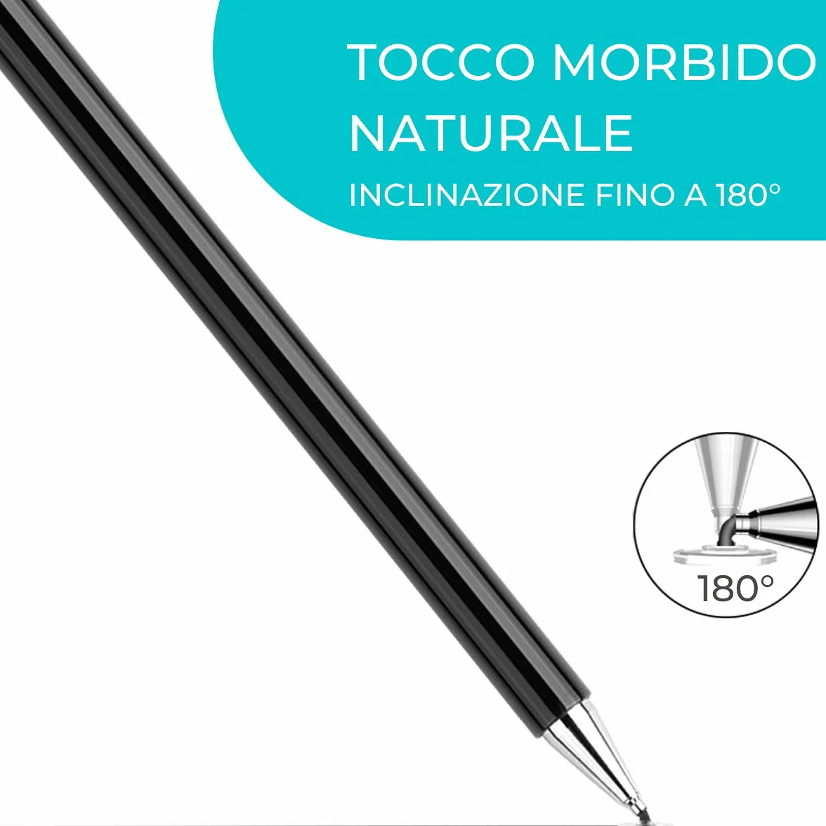Penna per Tablet Universale Touch Screen Compatibile con Apple Pencil iPhone iPad Android