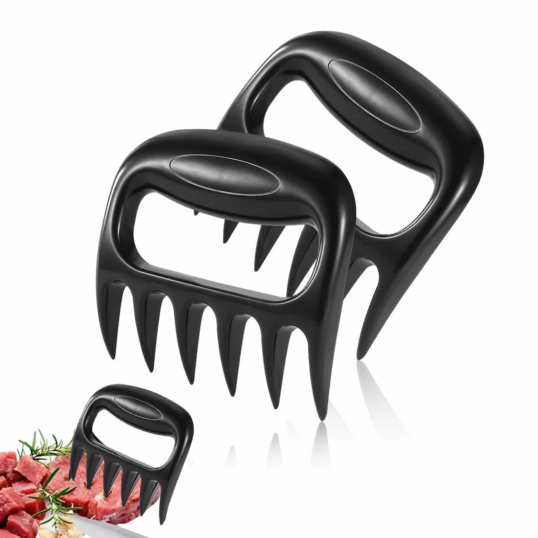 SULIUDAJI 2 Pezzi Pulled Pork Claws, Meat Claws, Claws Bbq Fork Bbq Bbq Meat Claws For Chopping And Stirring, Pork Chopping Chicken
