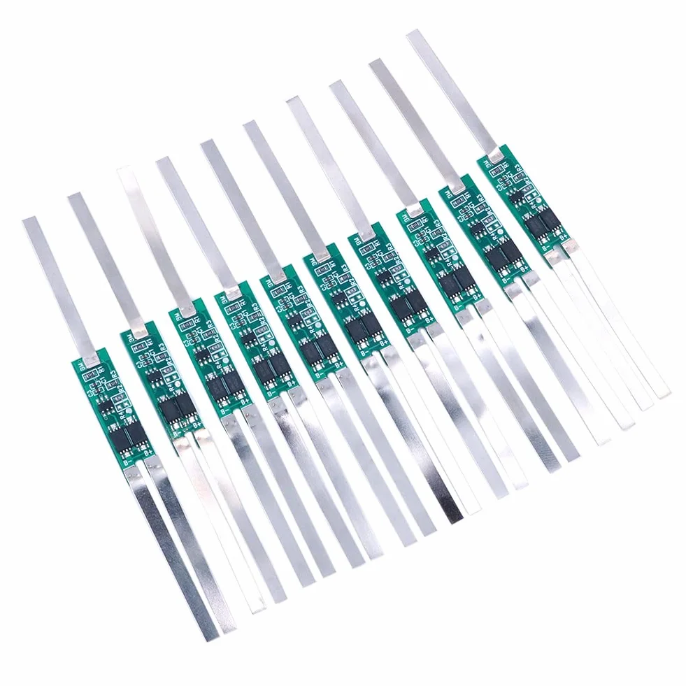 DollaTek 10Pcs 2S 7.4V 3.5A Doppio MOS Scheda di Protezione Bilanciamento per Li-ion 18650 Batteria