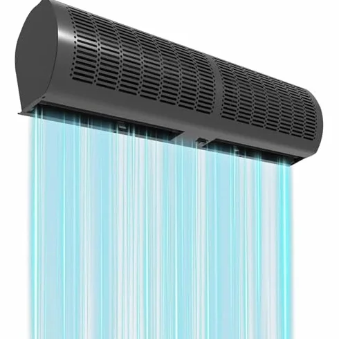 Barriera D'aria, Macchina Da Parete Silenziosa A Risparmio Energetico per Uso Commerciale e Industriale Telecomando Ideale per Fabbriche e Magazzini