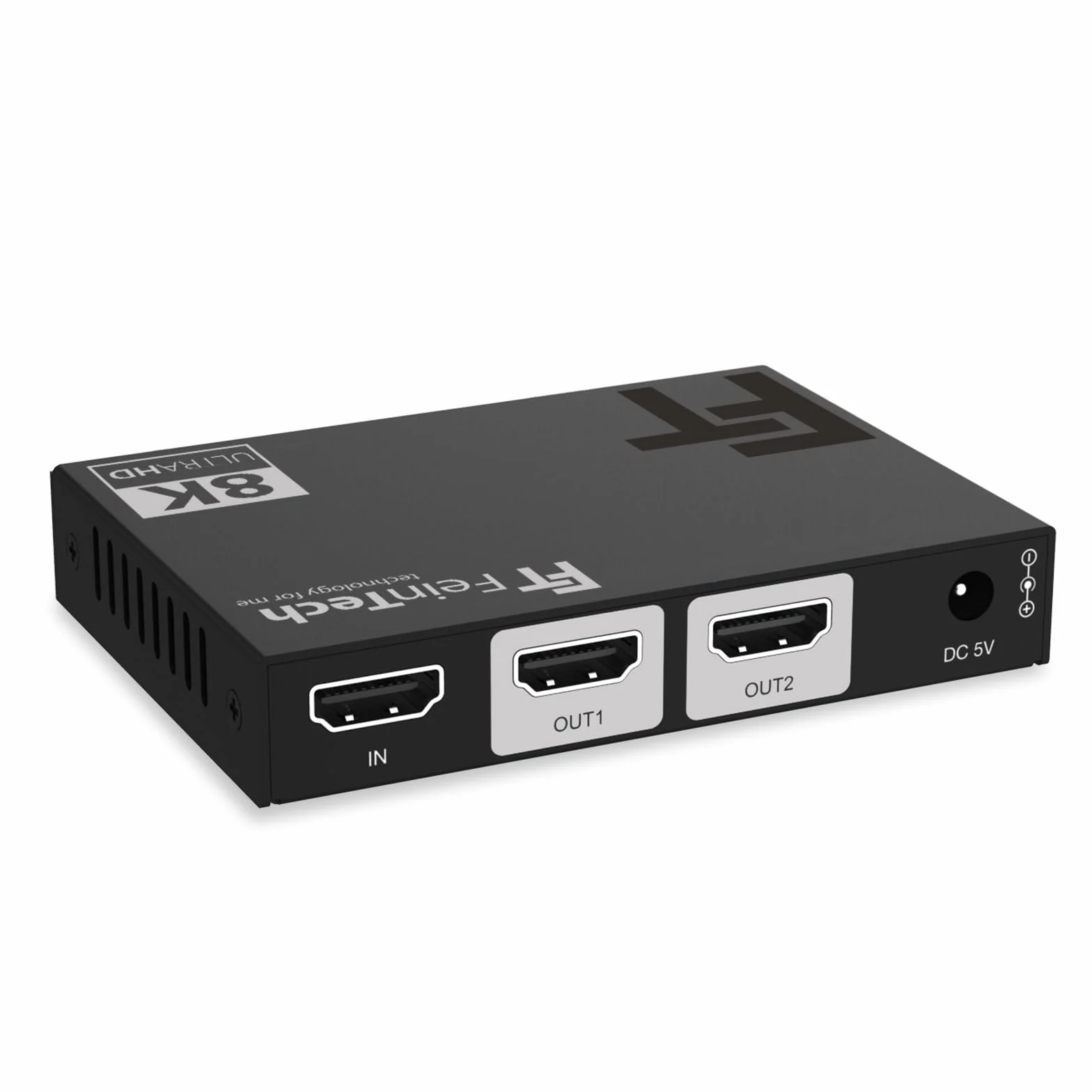 FeinTech HDMI 2.1 Splitter 4K 120Hz 8K Downscaler SP210