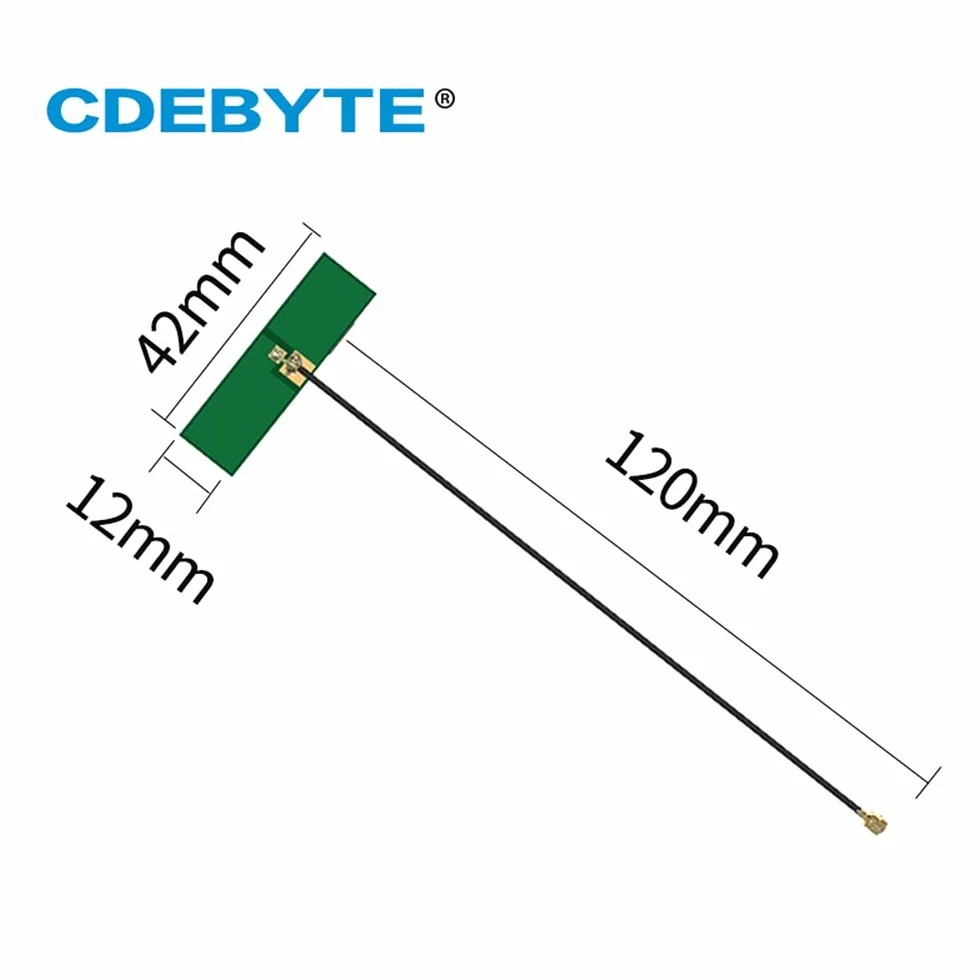 Antenna incorporata 2,4 GHz 5,8 GHz 2dBi PCB IPEX EBYTE TXWF-PCB-4212 Omnidirezionale