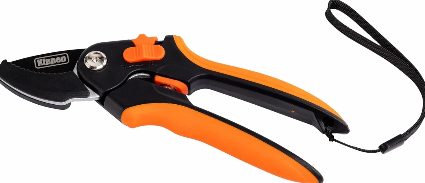 Kippen 6180BX - Cesoie da Potatura per il Giardinaggio con Tagliente a Incudine