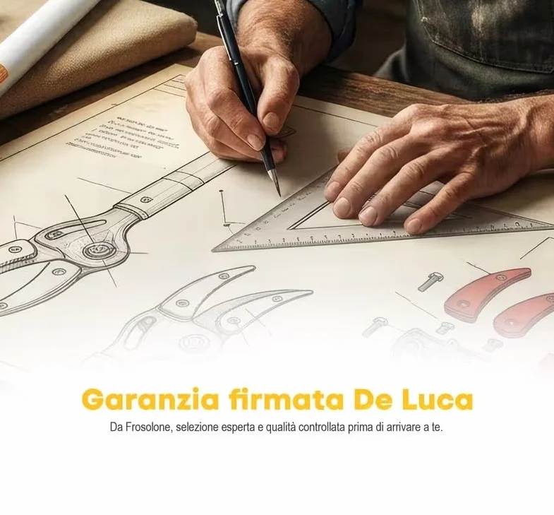 FORBICE DA POTATURA RACCOGLI FRUTTA E ASPARAGI DE LUCA MANICO PROLUNGATO 100 cm
