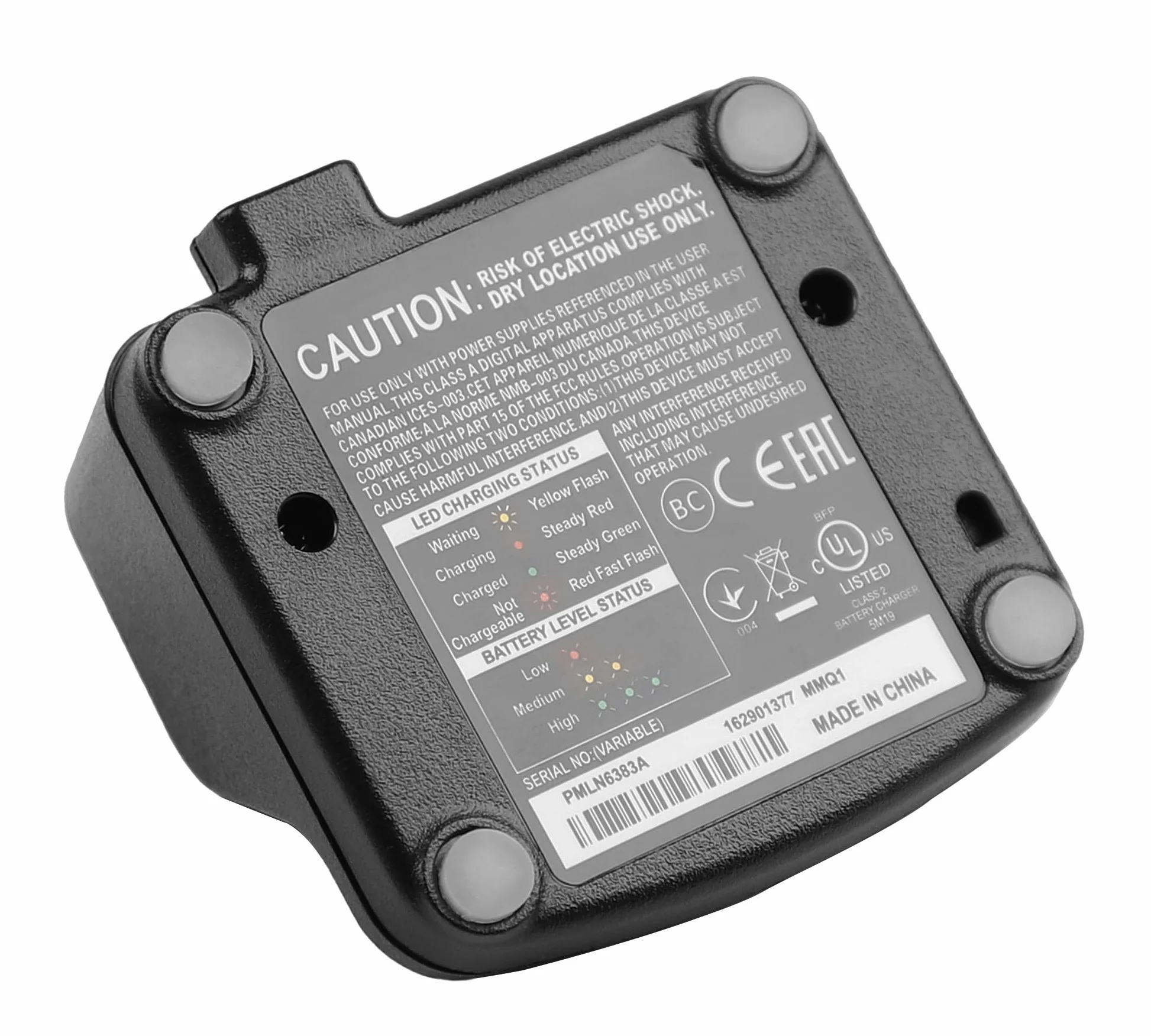 Base per caricabatterie compatibile con Motorola Radio XT420 XT460 RMV2080 RMU2020 RMU2040 RMU2043 RMU2080D RMM2050 RAV50