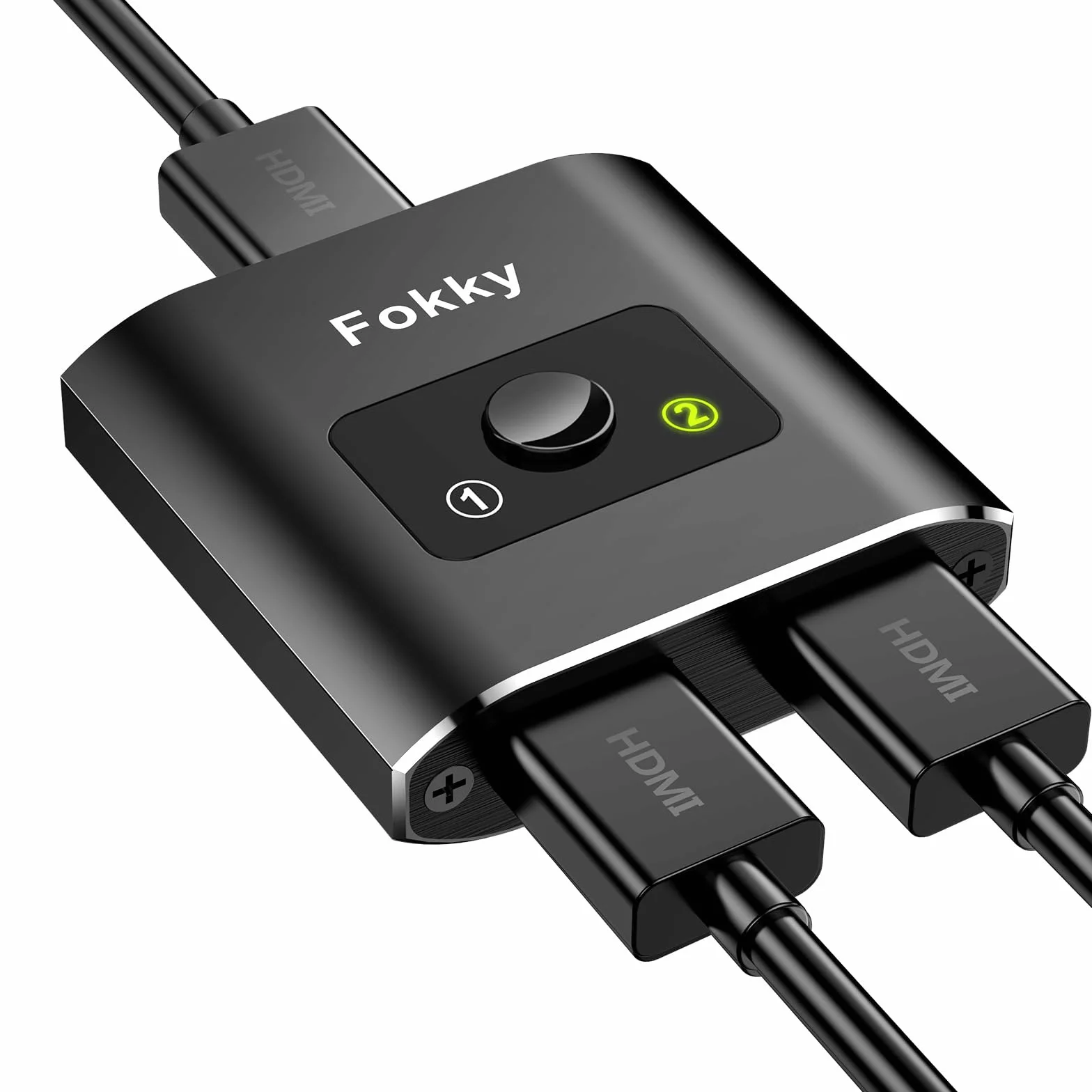 Fokky Switch HDMI Bidirezionale 2 Ingressi 1 Uscita / 1 Ingressi 2 Uscita 4K 1080p 3D HDCP Splitter HDTV