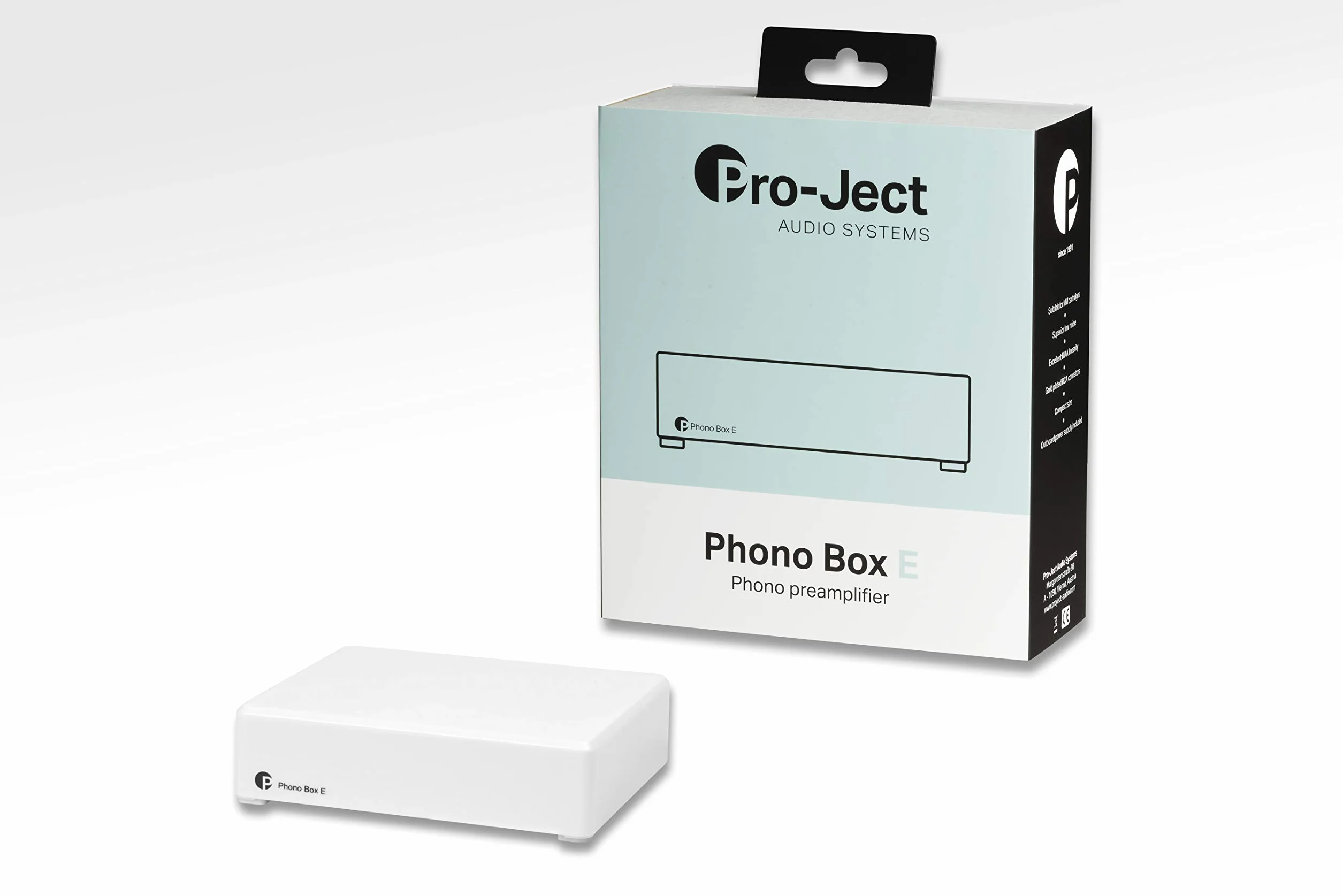 Pro-Ject Phono Box E Preamplificatore fono MM Nero