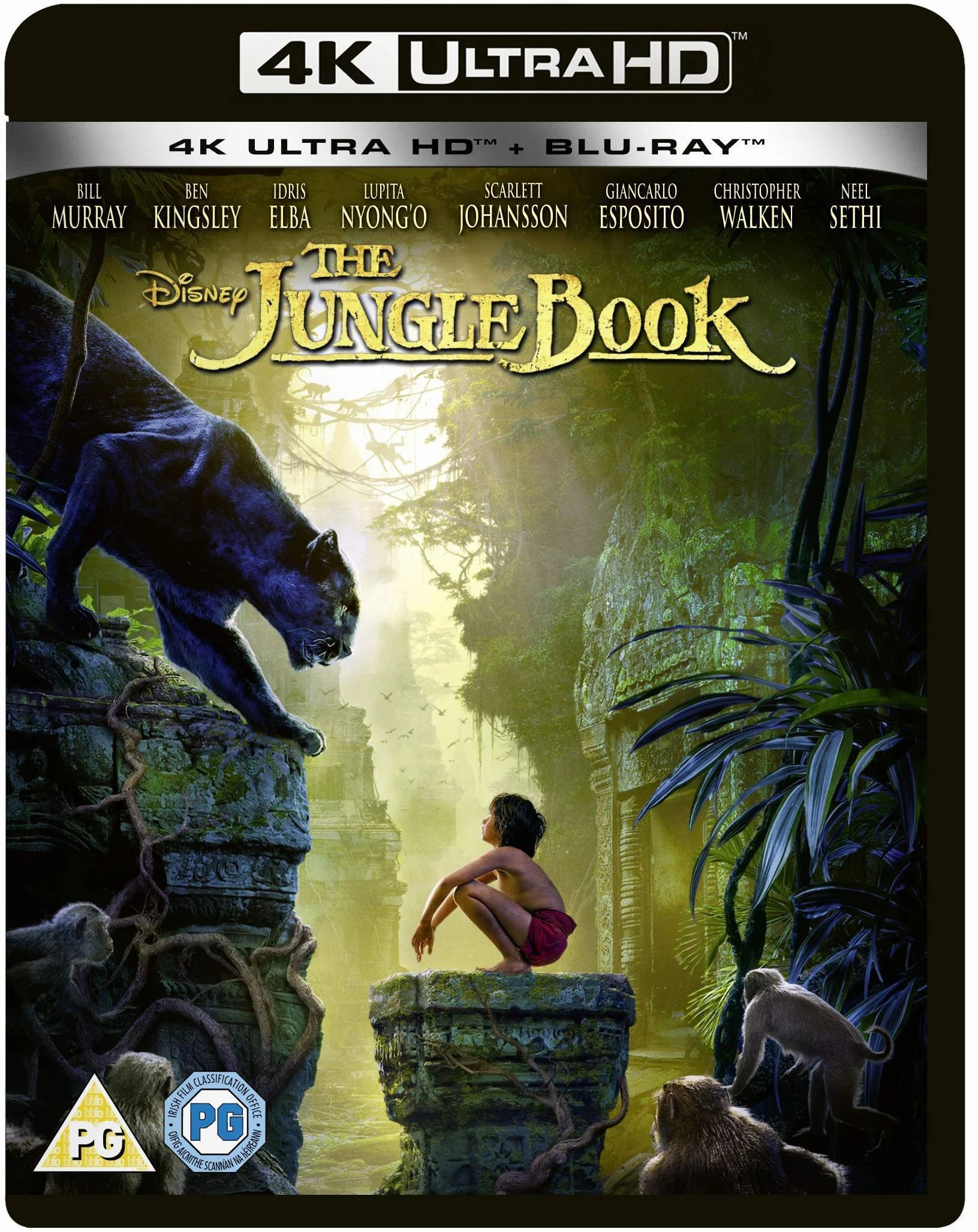 Disney's The Jungle Book 4K Ultra-HD Blu-ray 2020 Edizione Regno Unito