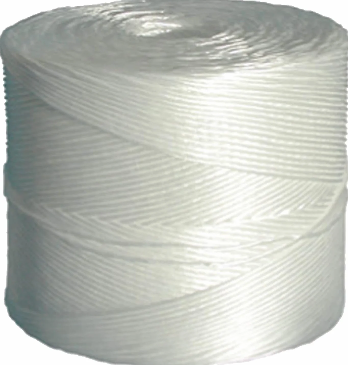 Spago Bianco 2 Kg (1 Capo - 1600 Metri - Diametro Piccolo) Corda per Agricoltura, Filato in Polipropilene Spago Agricolo stabilizzato UV, Corda da imballo o imballaggi