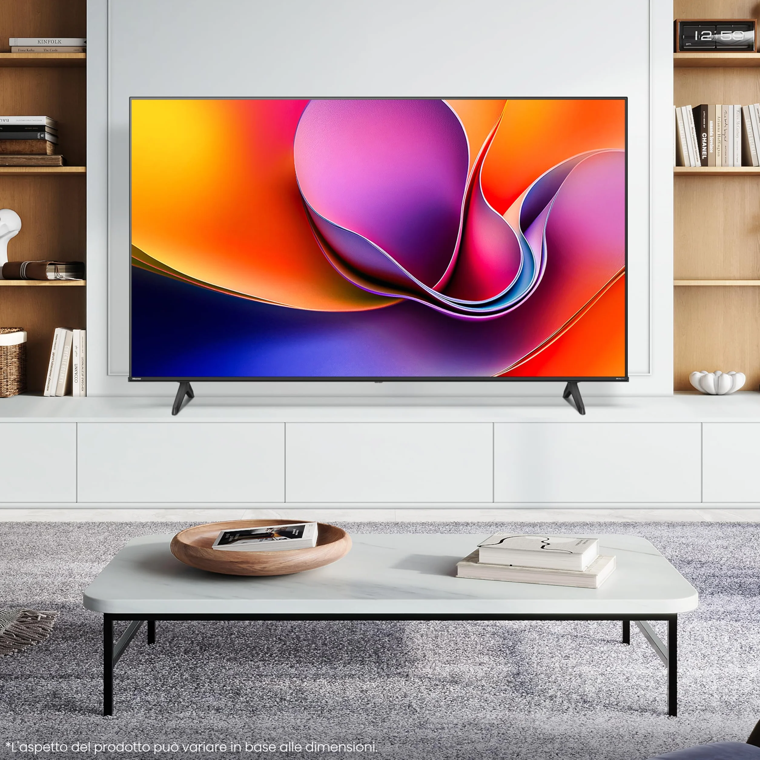 Hisense 55 cali Smart TV 4K Ultra HD 55E63QT VIDAA U8 Dolby Vision HDR10 Game Mode Plus Alexa