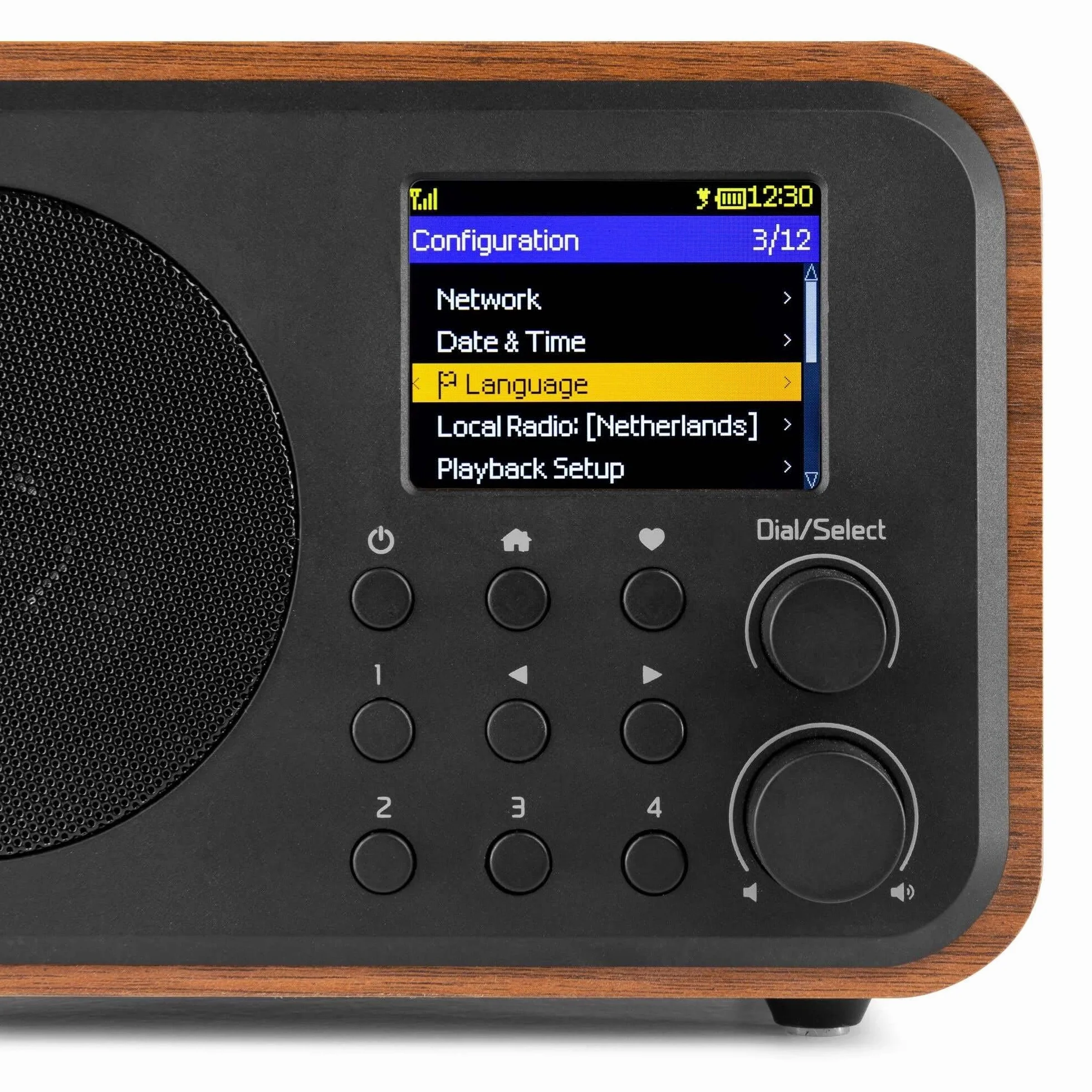 Audizio Vicenza radio Internet DAB+ Bluetooth 5.1 WLAN FM radio da cucina marrone
