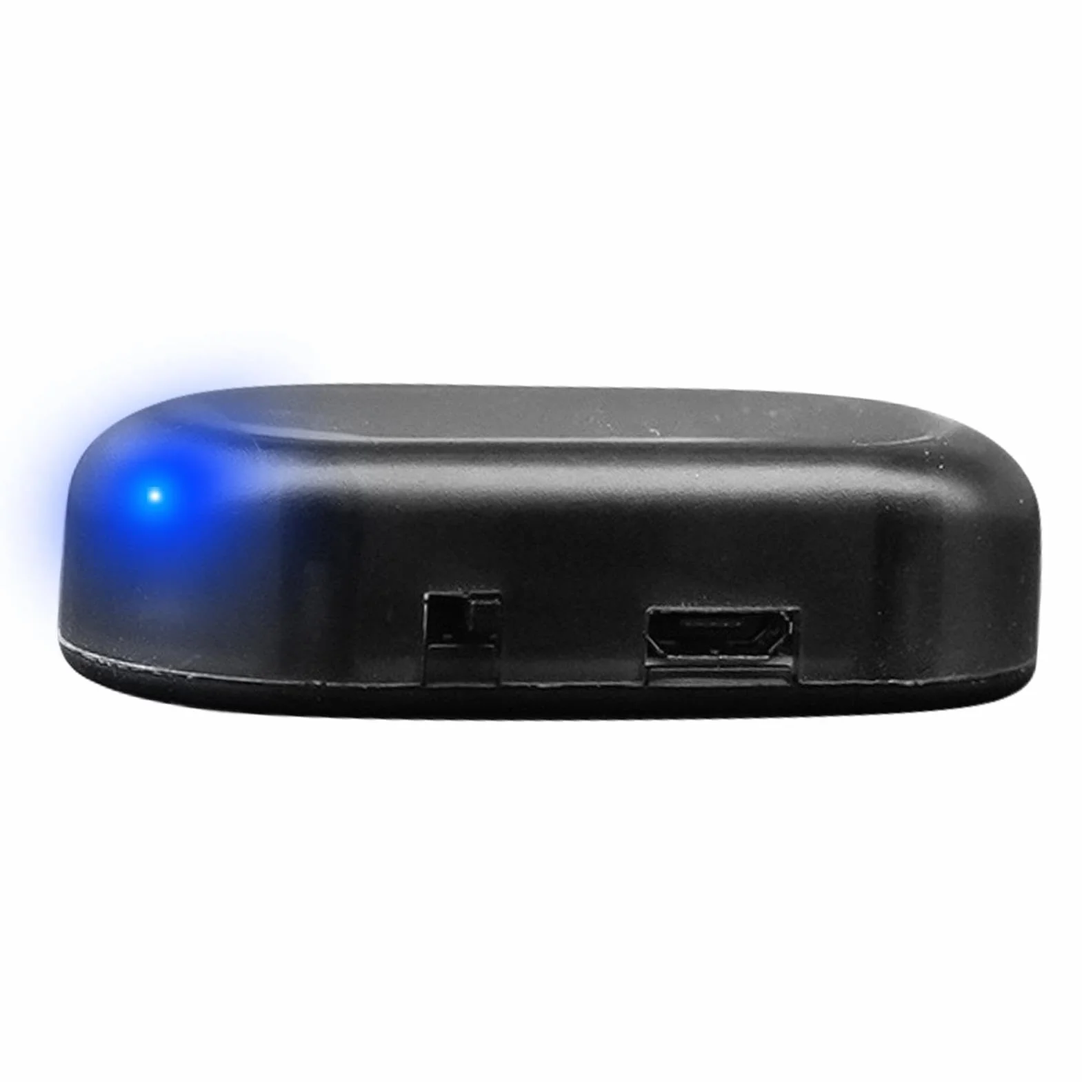 Luce Anti-Furto Auto Solare LED Lampeggiante con Sensore di Luce, Senza Batterie, Blu