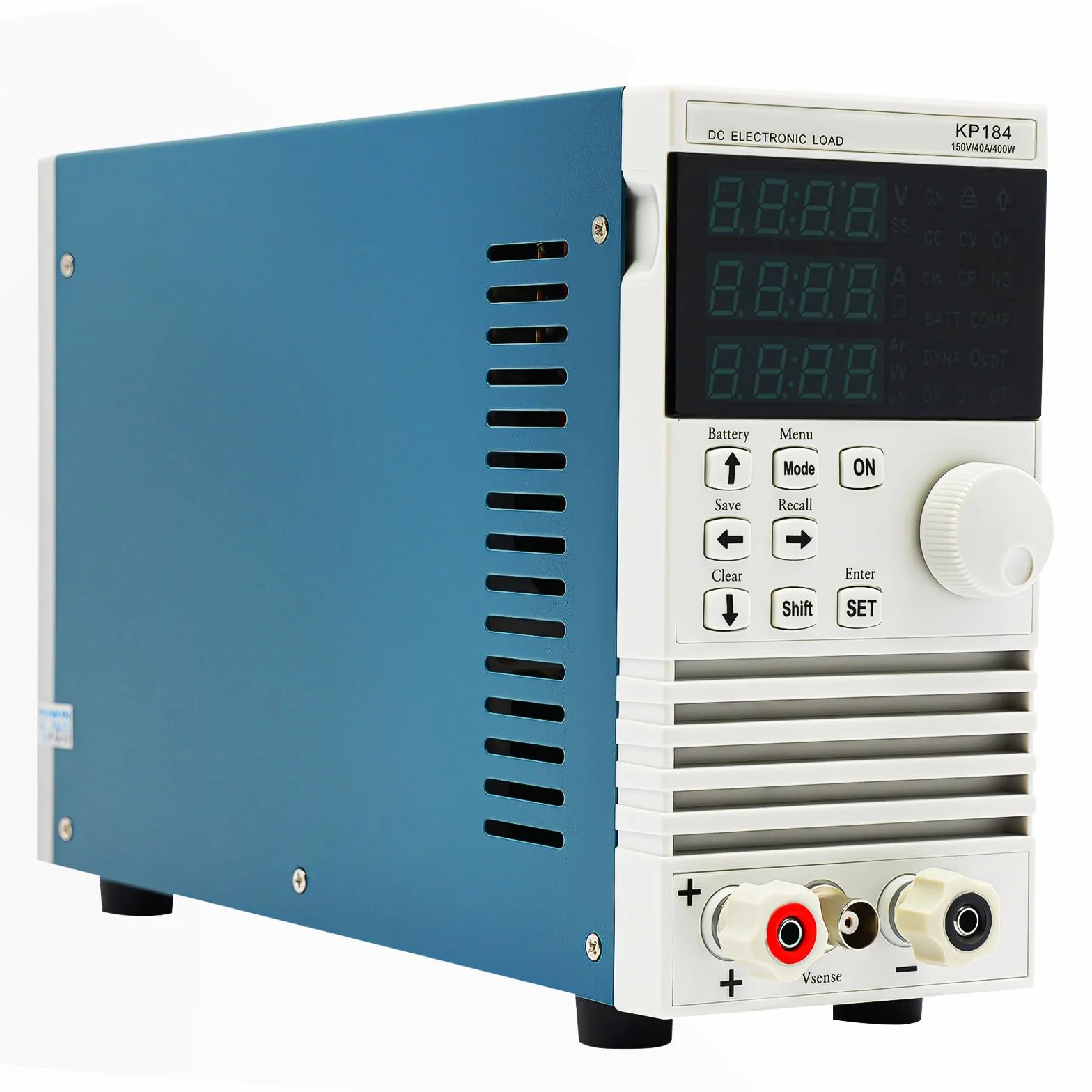 KP184 Single Channel DC Electronic Load Tester, 4 modalità di carico CC/CV/CW/CR, LED, alimentatore, caricatore e batteria