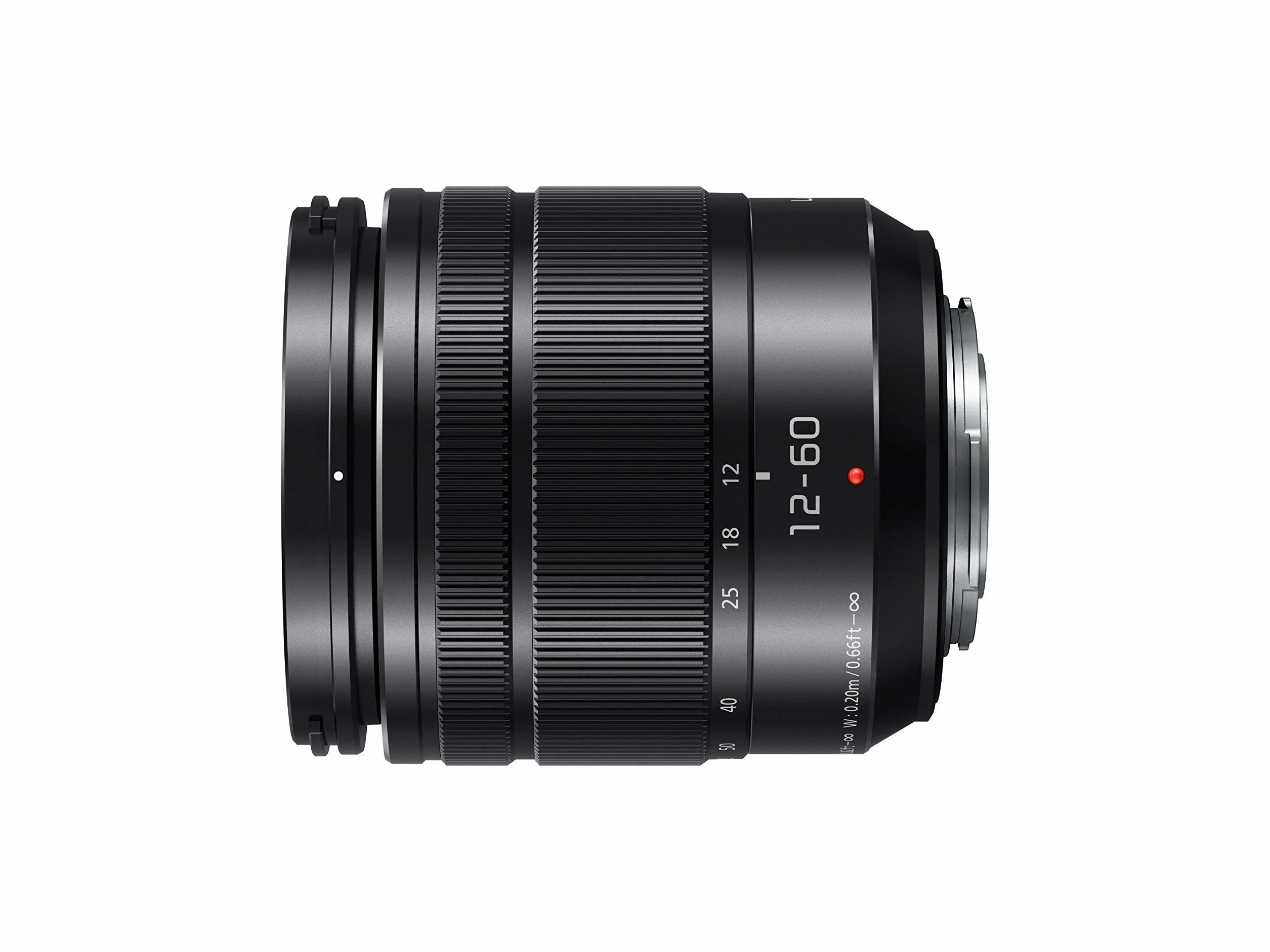 Panasonic LUMIX G Vario 12-60mm F3.5-5.6 ASPH. Lente Zoom 5x Power O.I.S. Nero Ricondizionato