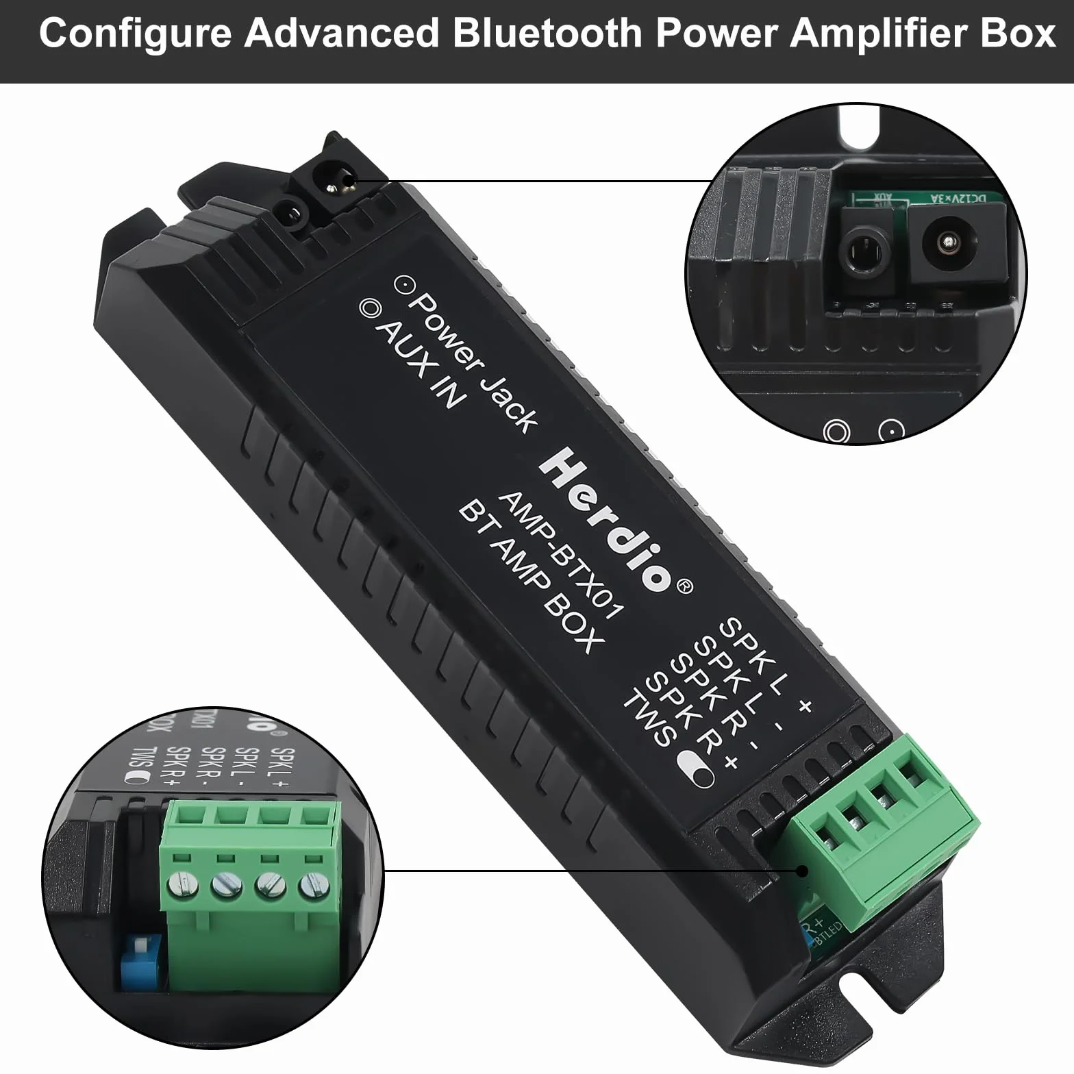 Herdio 5.25" Altoparlanti a Soffitto 300 Watt Sistema Domestico Bluetooth