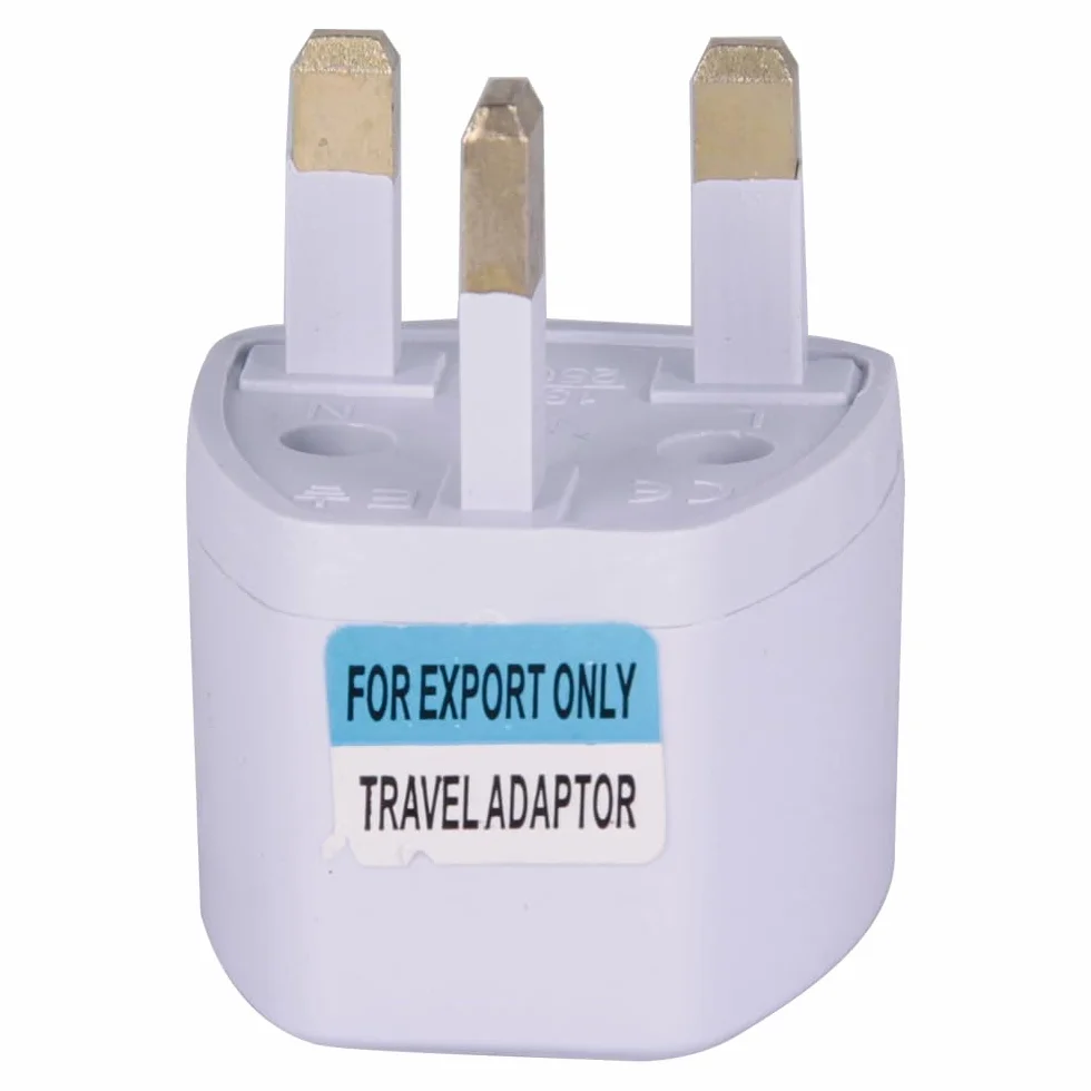 Adattatore universale da viaggio tipo G, bianco