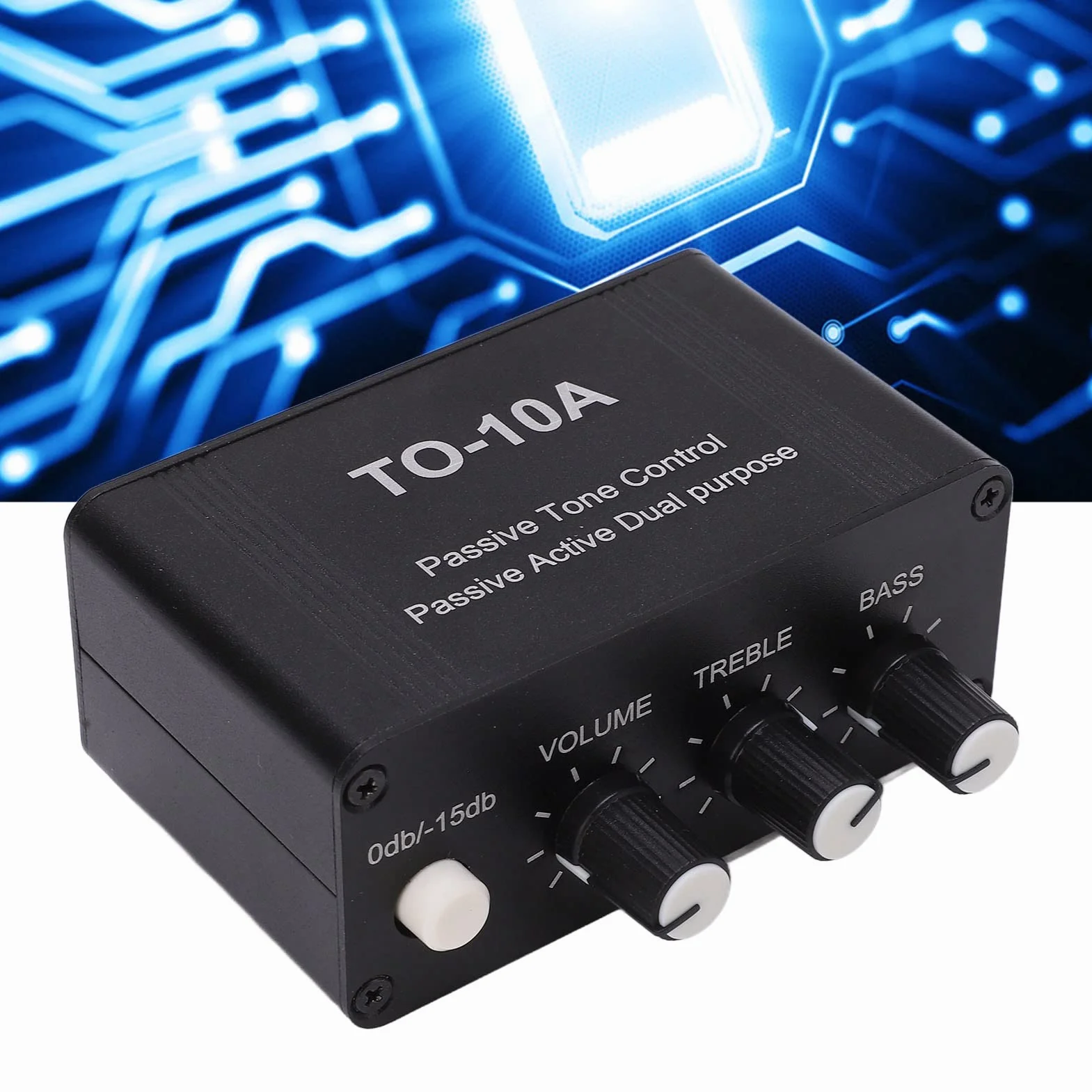 NE5532 Mini Preamplificatore Audio Stereo con Ingresso/Uscita 3.5mm per DVD CD MP3 TV