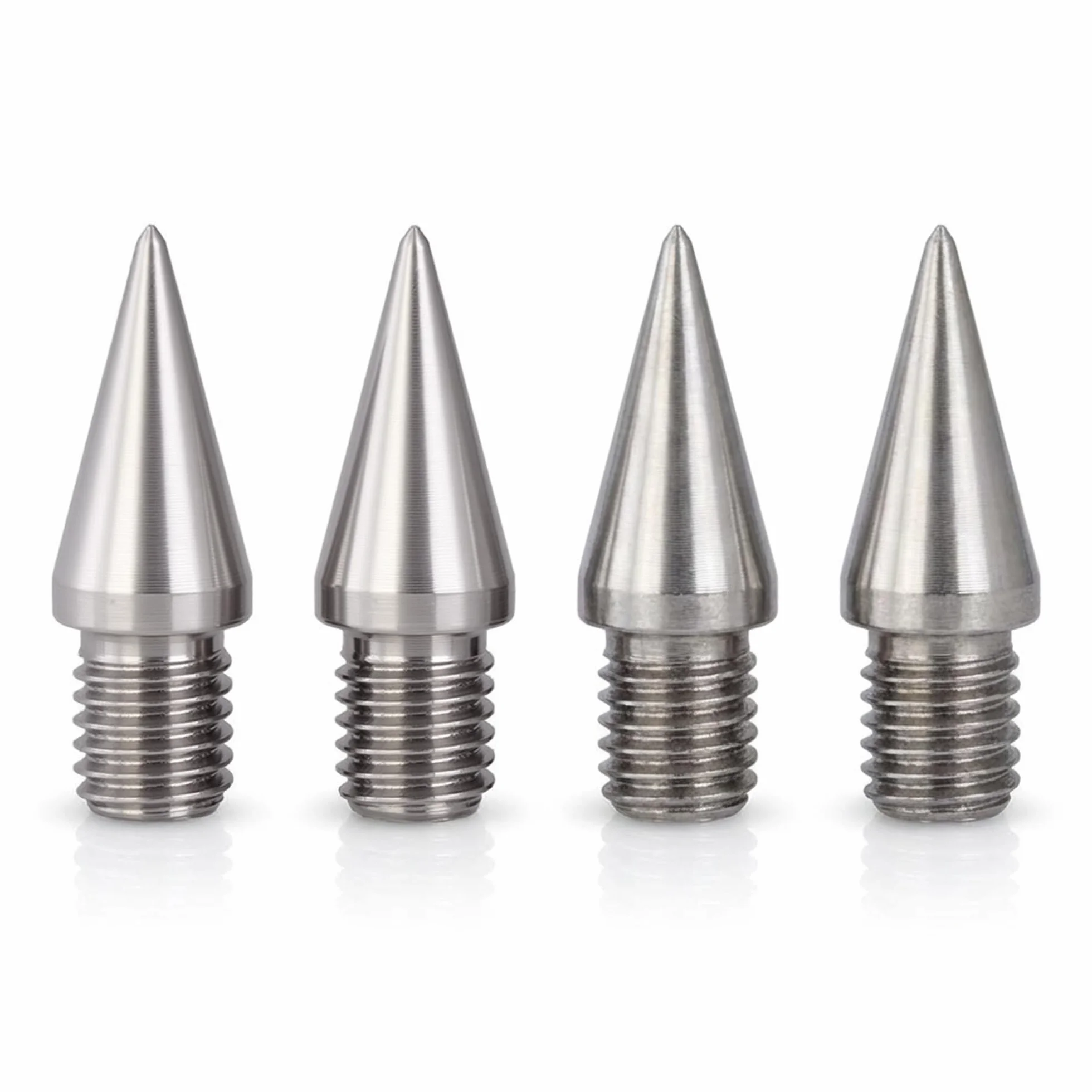 PrecisionGeek® Speaker Spikes M6 Acciaio Inox Cono Ø10mm x 20mm Filetto M6 x 10mm Piedini Antivibrazione per Diffusori Hi-Fi