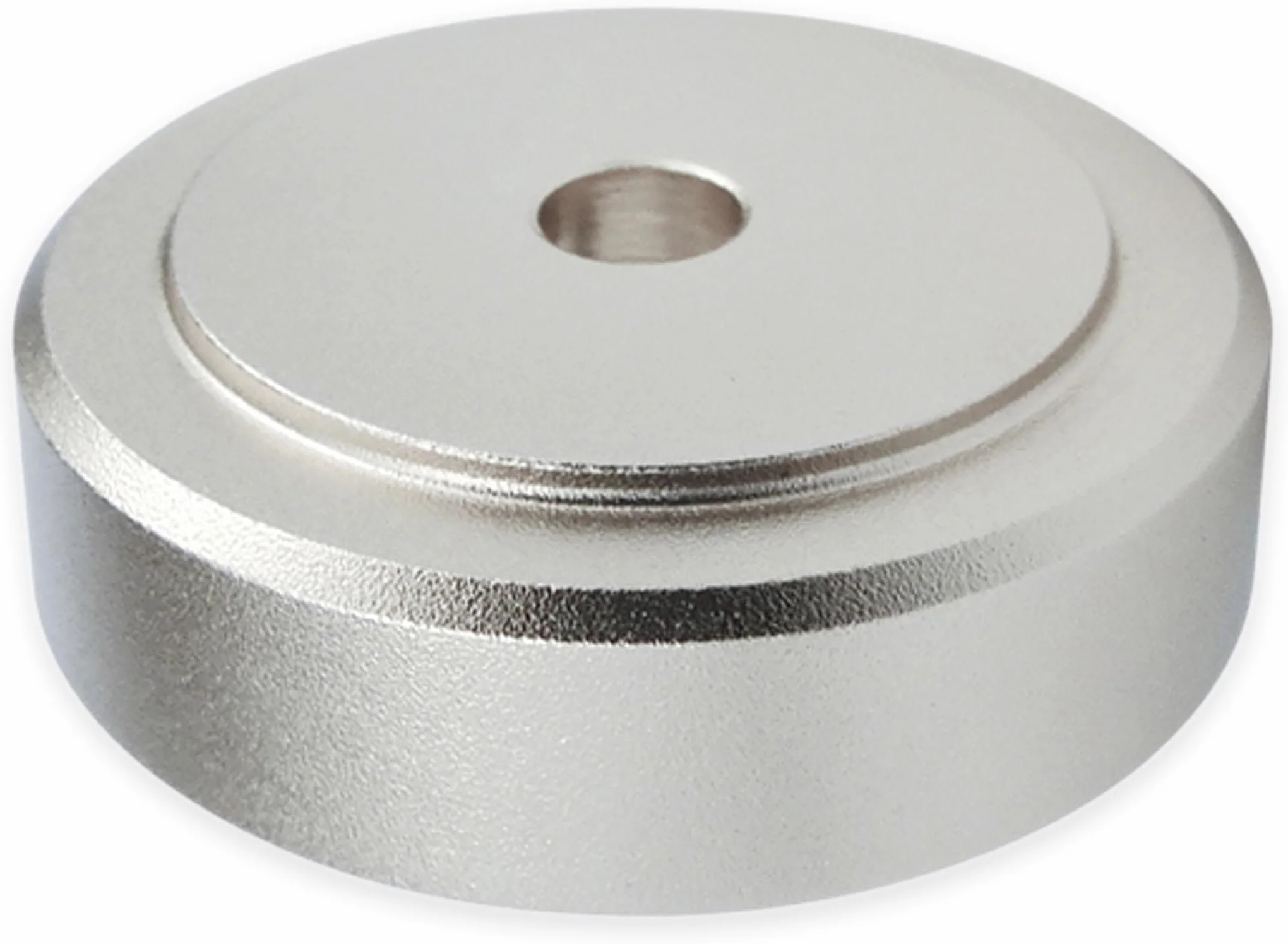 Dynavox piedini in alluminio midi set di 4 unità ammortizzatori in gomma 10 kg per piedino argento