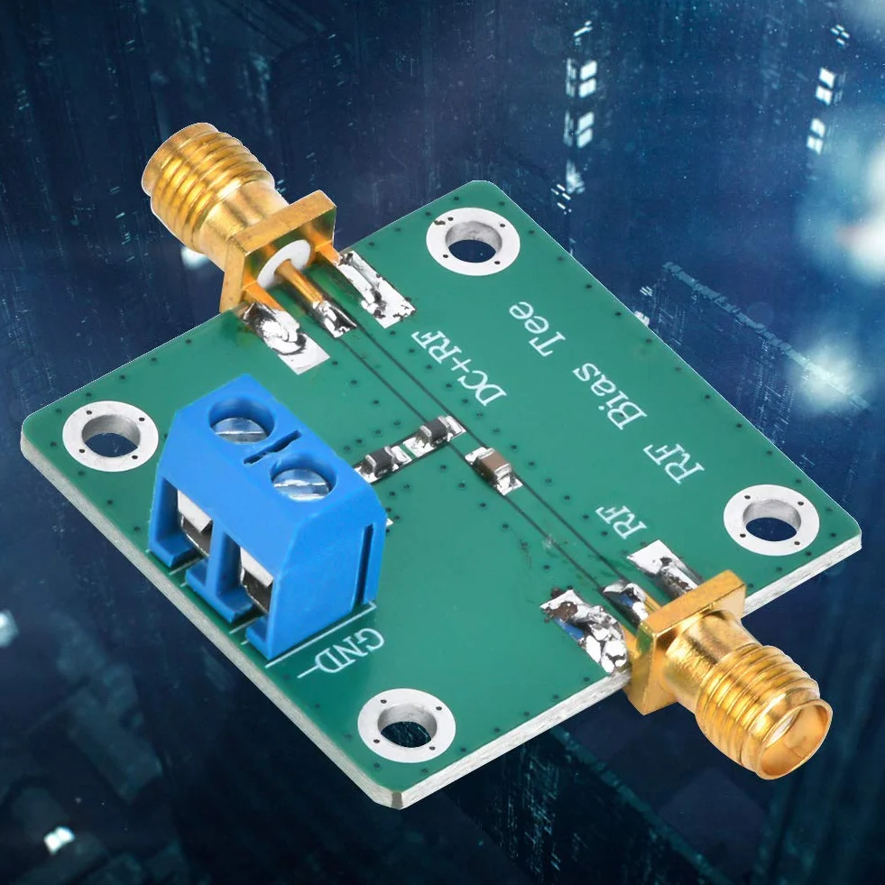 Aramox Bias Tee 10-6000MHz RF Microwave DC Power Supply per Amplificatore a Banda Larga