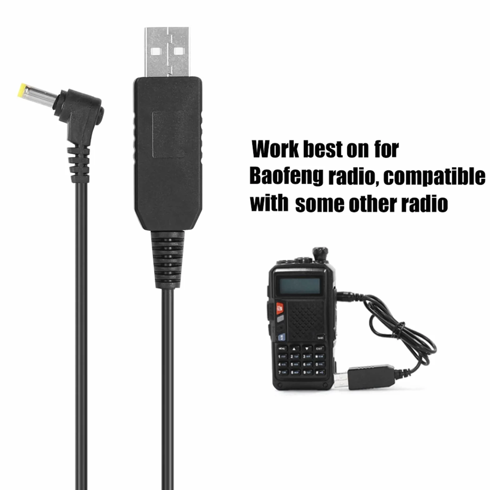 Cavo di Ricarica USB per UV-5R Walkie Talkie 3800mAh