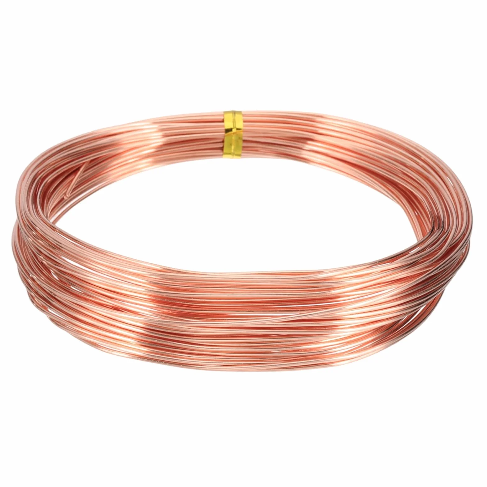 QUARKZMAN Filo Di Rame Solido Nudo Al 99.9%, Filo Di Rame Morbido Puro 12 Metri 18 Gauge (1mm) Per Artigianato Creazione Di Gioielli Giardinaggio Elettrocoltura (12m)